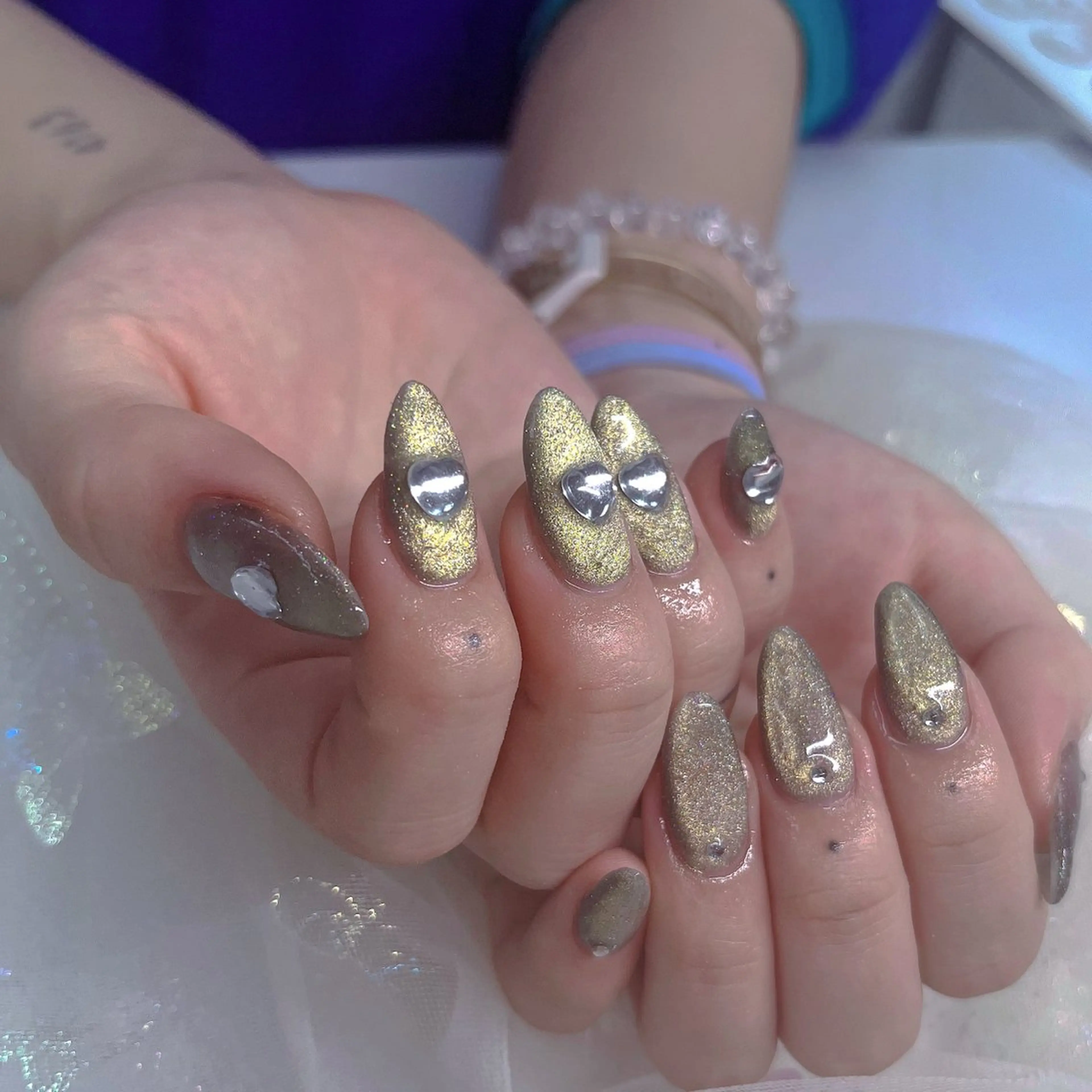 ネイル パーツ全部¥110 サロンミミのネイルデザイン