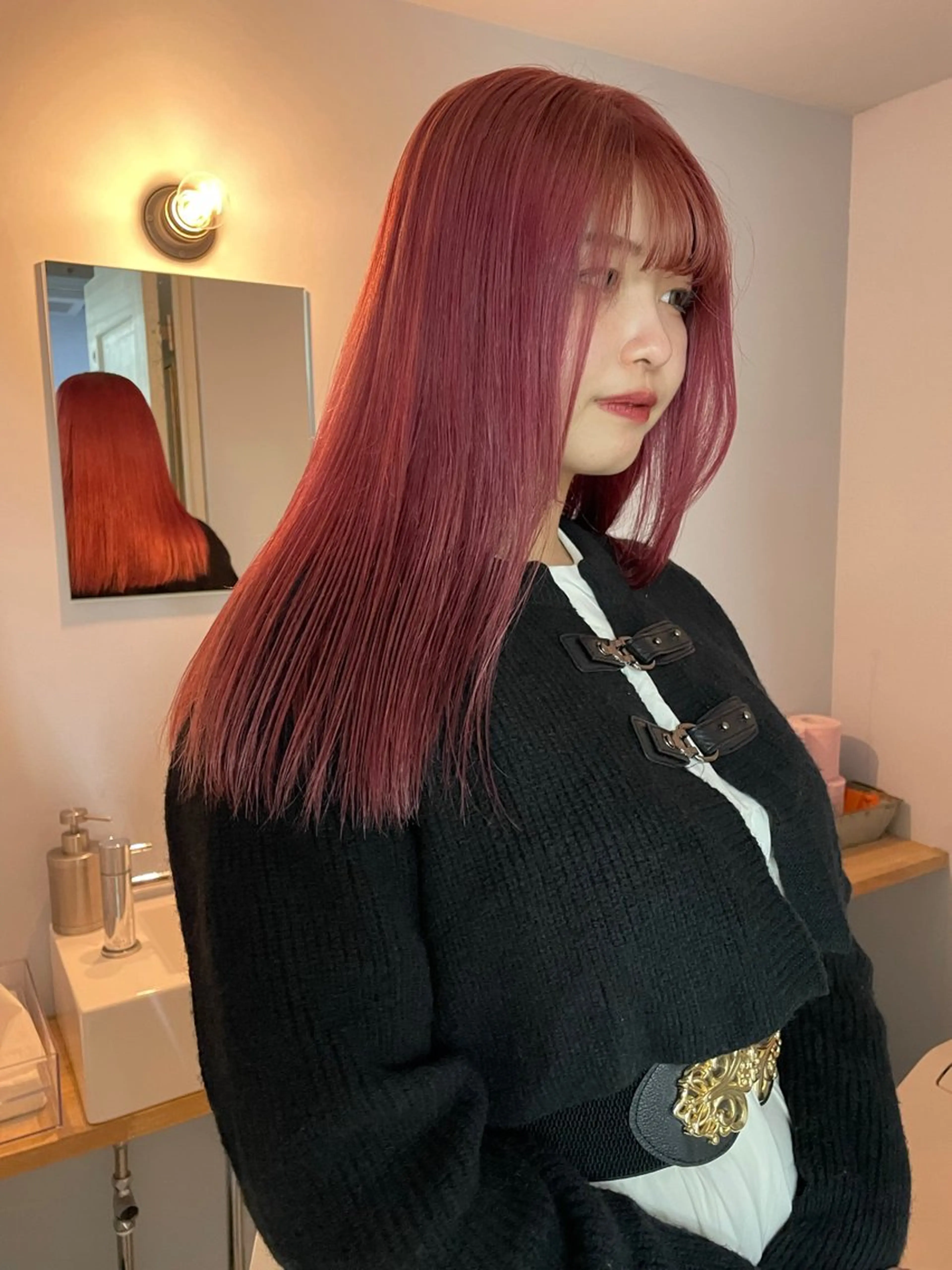 ロング ボブカットモデル/パ ーマ/harunaのヘアスタイル