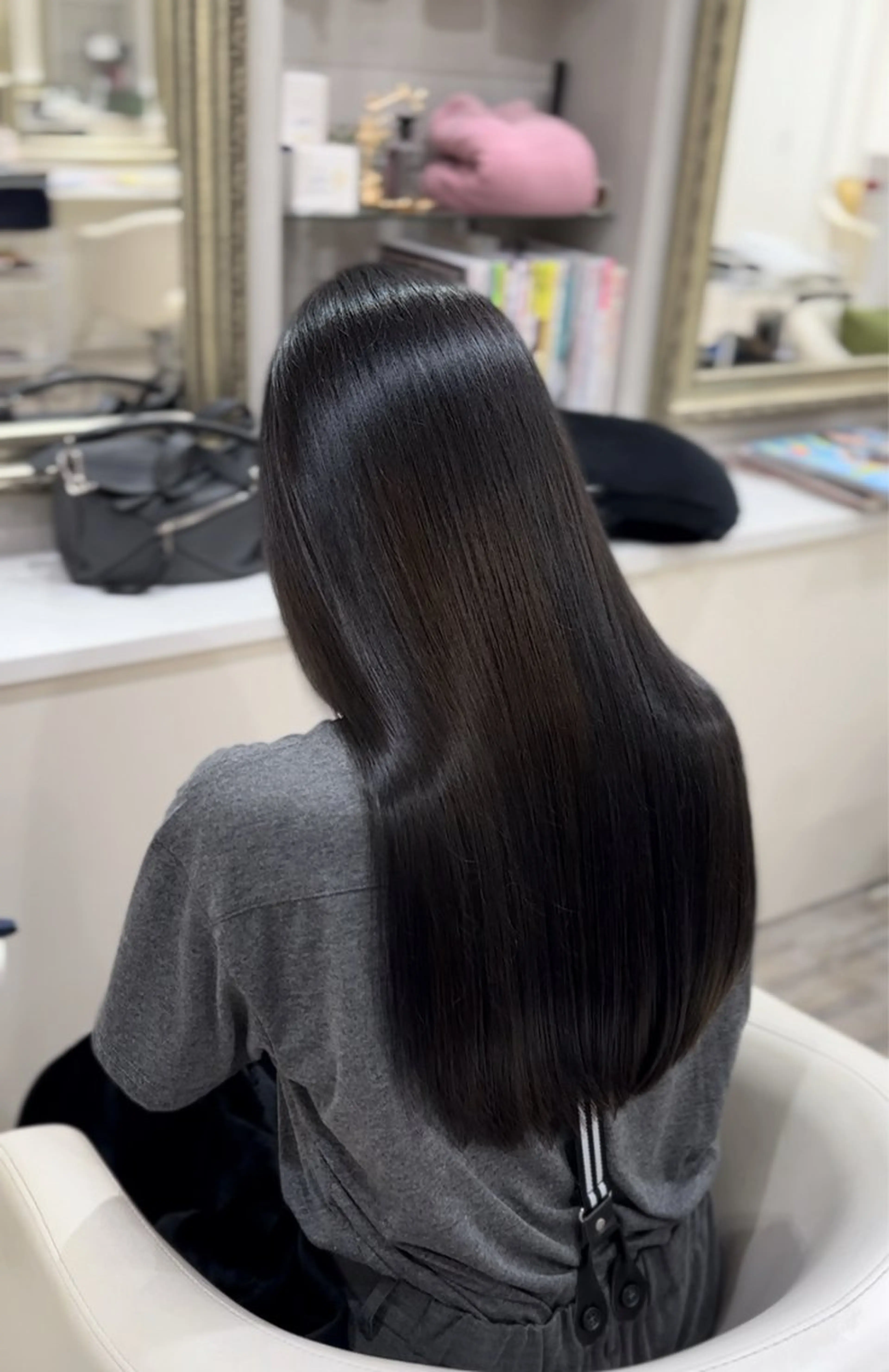 ロング 縮毛矯正 縮毛矯正 【TAKAYA】🌸 縮毛矯正専門店のヘアスタイル