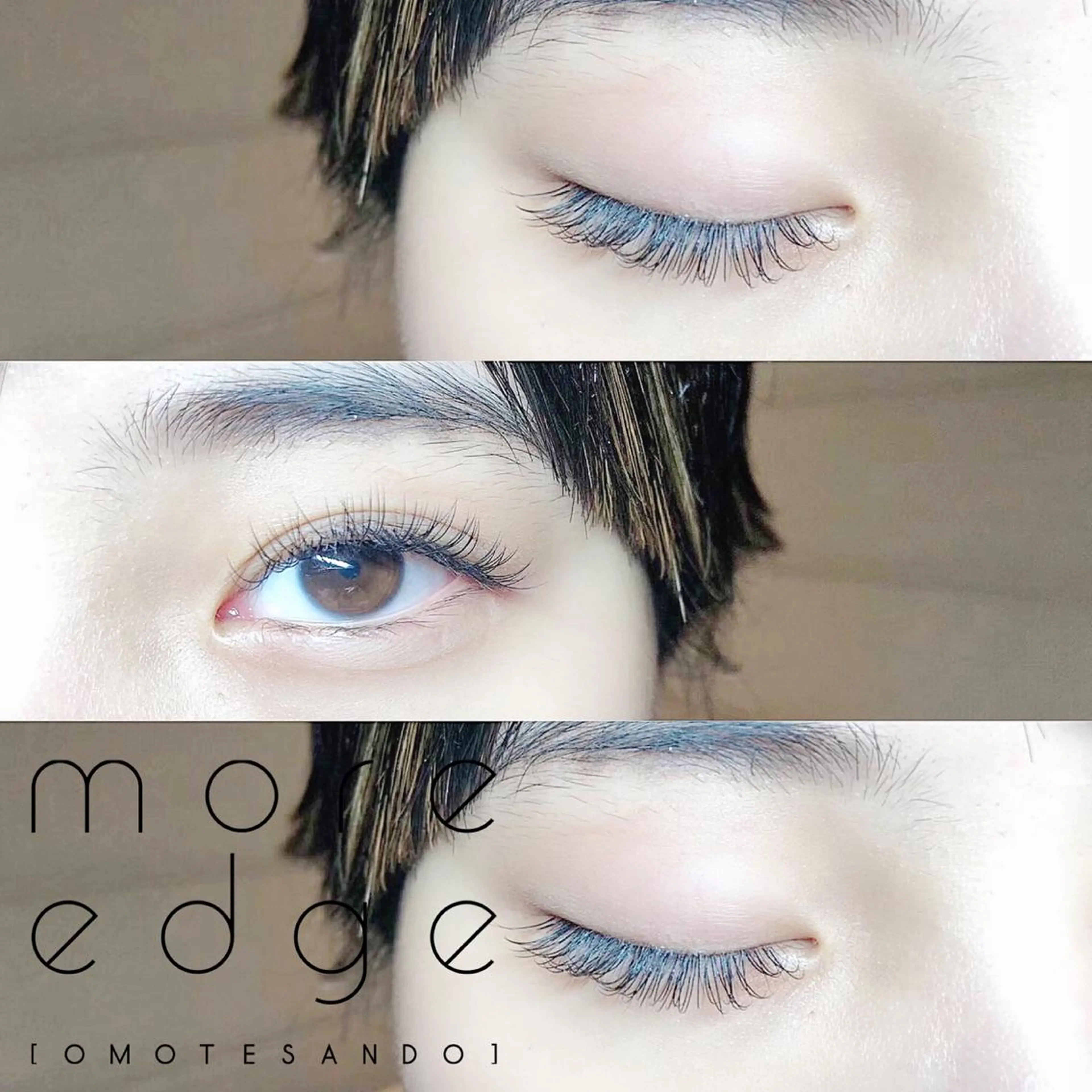 マツエク・マツパ フラットラッシュ more edge 表参道のマツエク・マツパデザイン