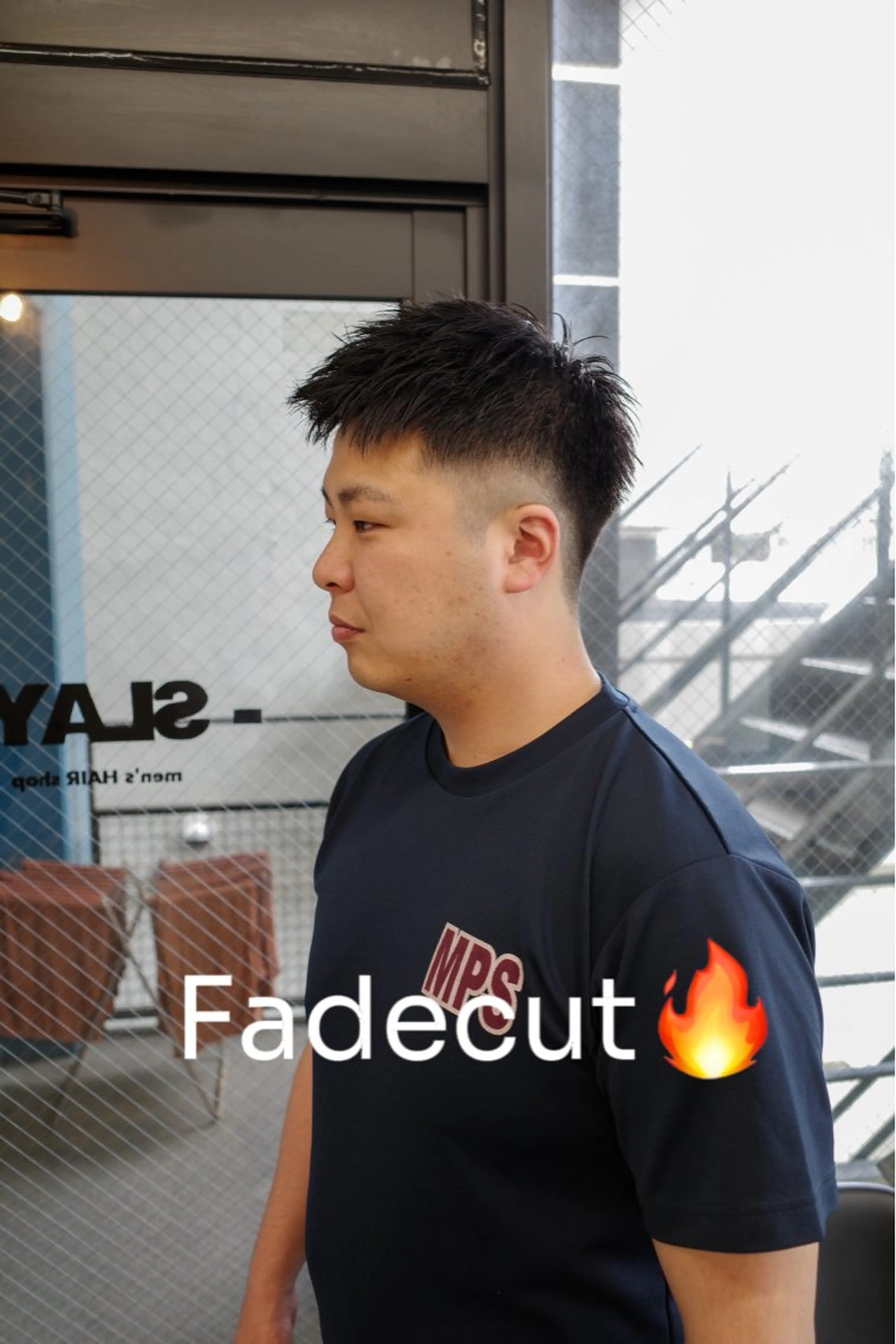 メンズ アップバング メンズハイライト マッシュ メンズパーマ メンズツイストパーマ Embellir甲東園所属・三野 光太郎のヘアスタイル