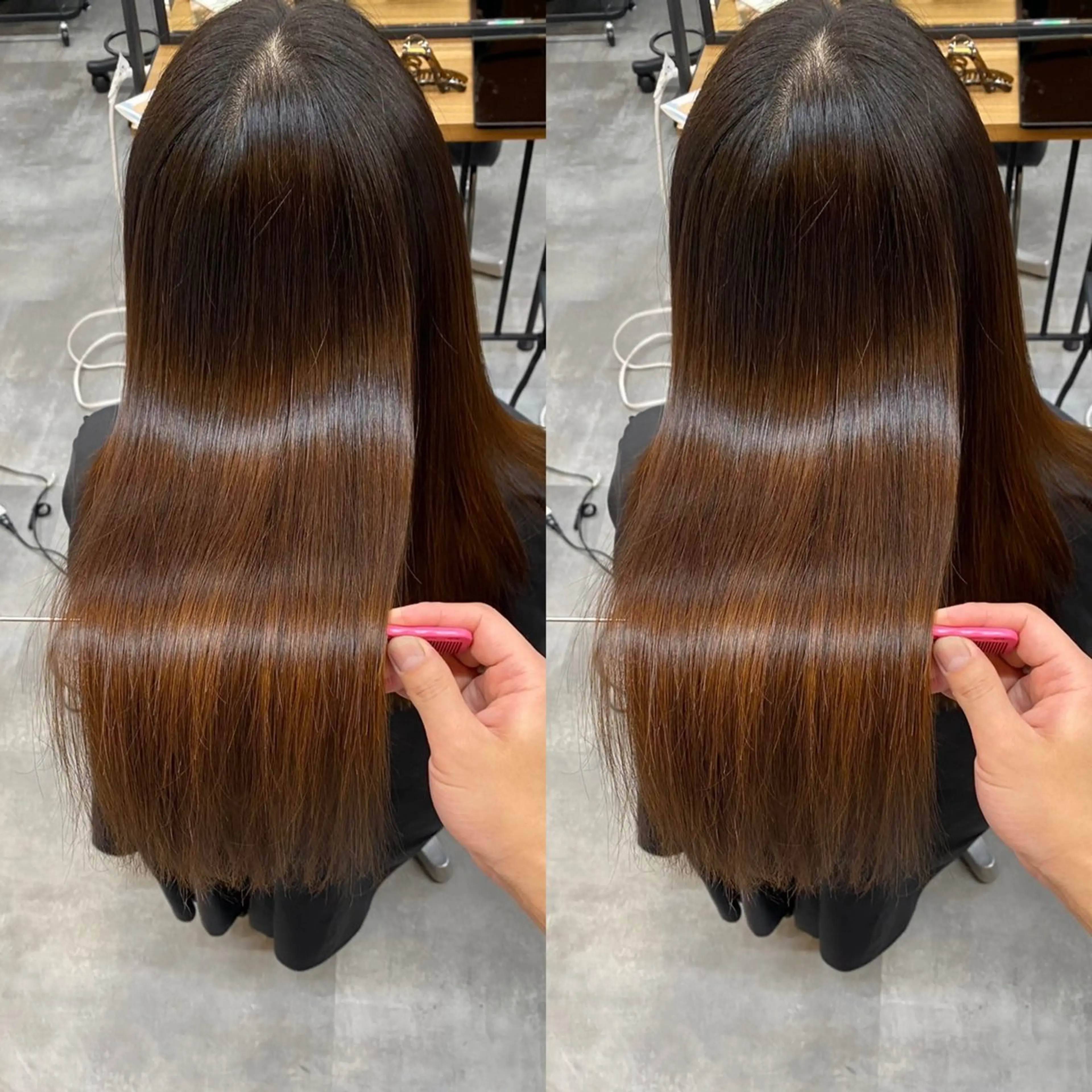 【広がり、うねり気になる方】カット＋縮毛矯正＋バイカルテ5STEPトリートメント＋マイクロバブル💎の写真