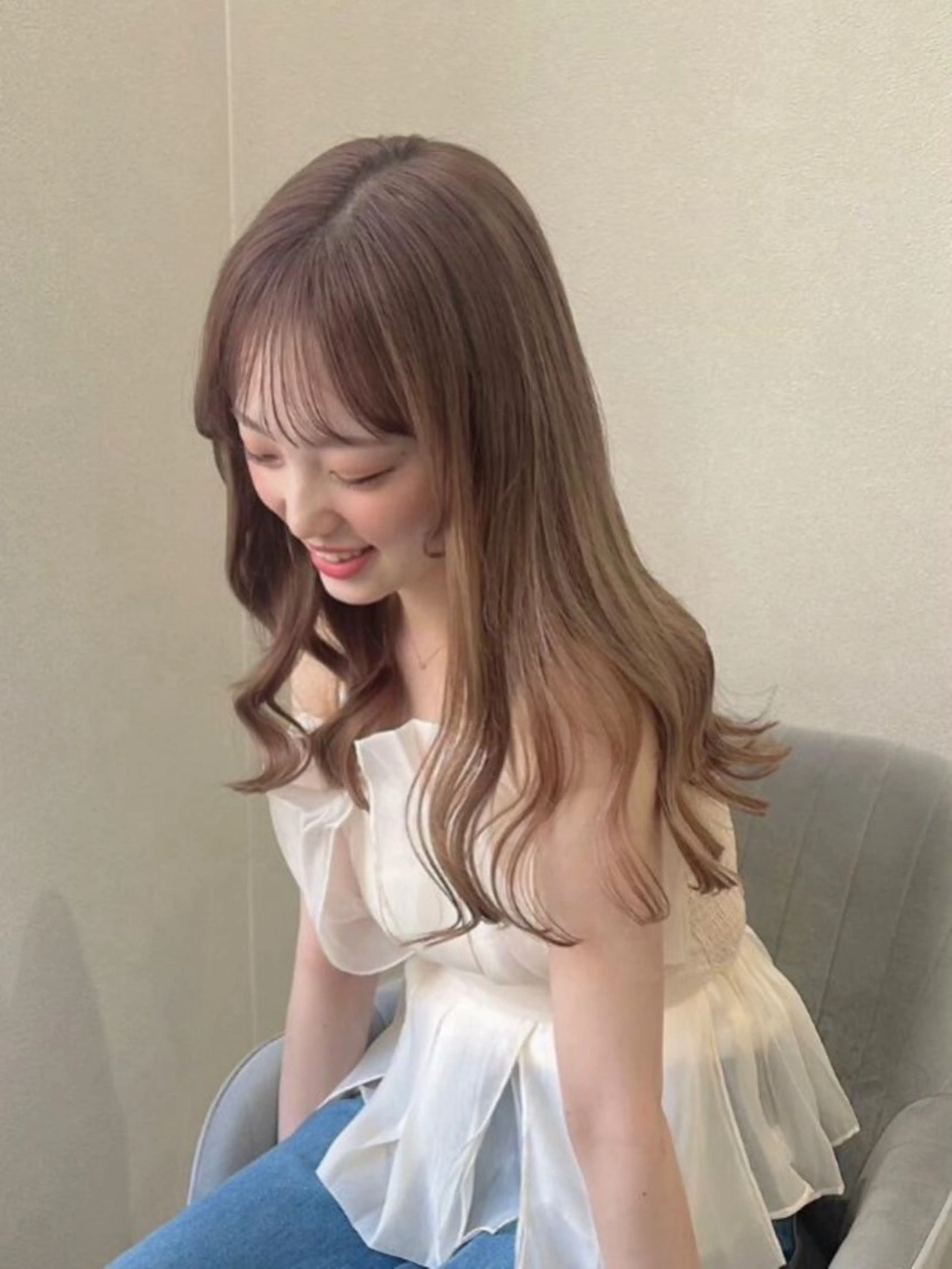 ロング AOAQUA Carrefourのヘアスタイル