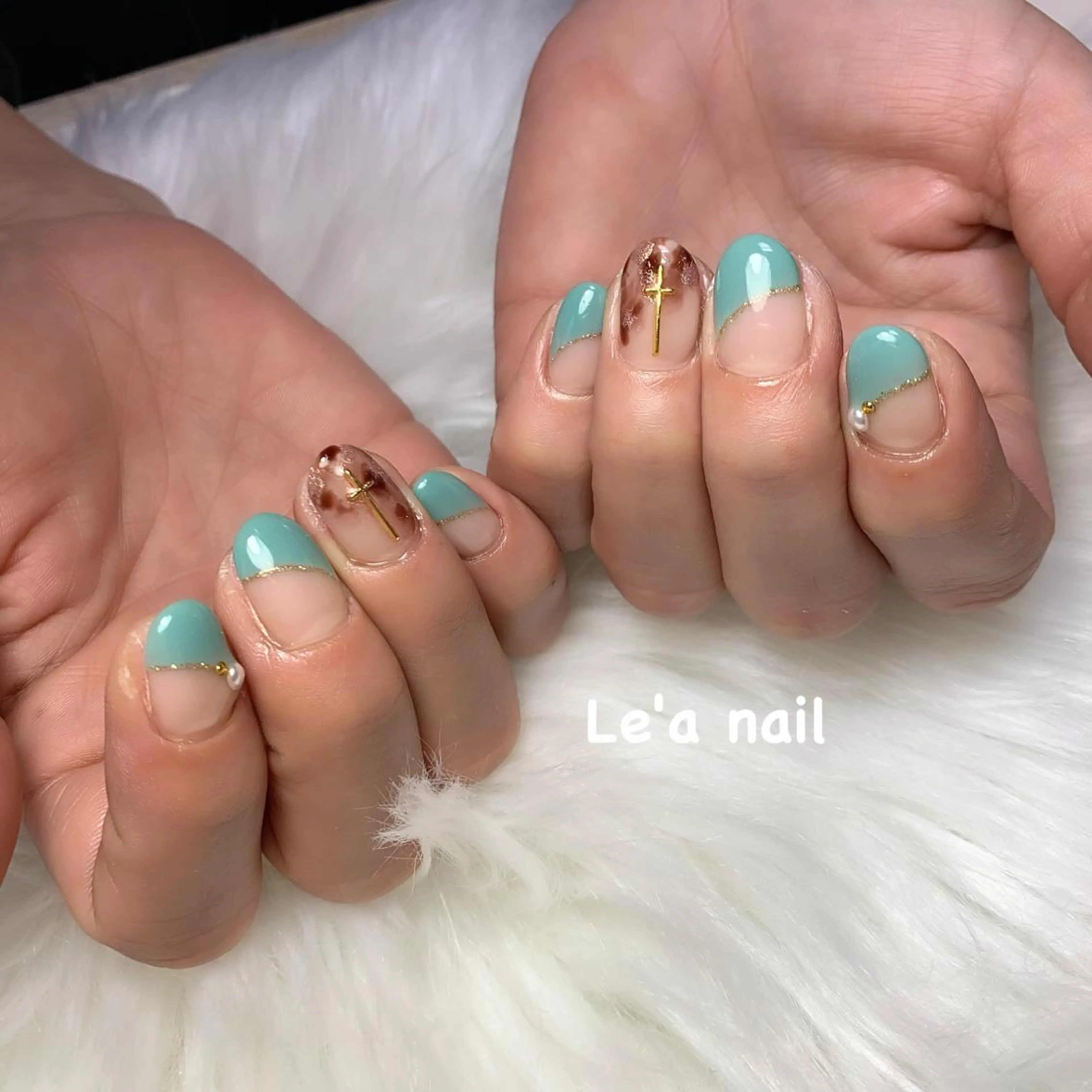 ネイル ハンドネイル 'mm所属・'mm  (ミリ) ＭＡＮＡＭＩのネイルデザイン