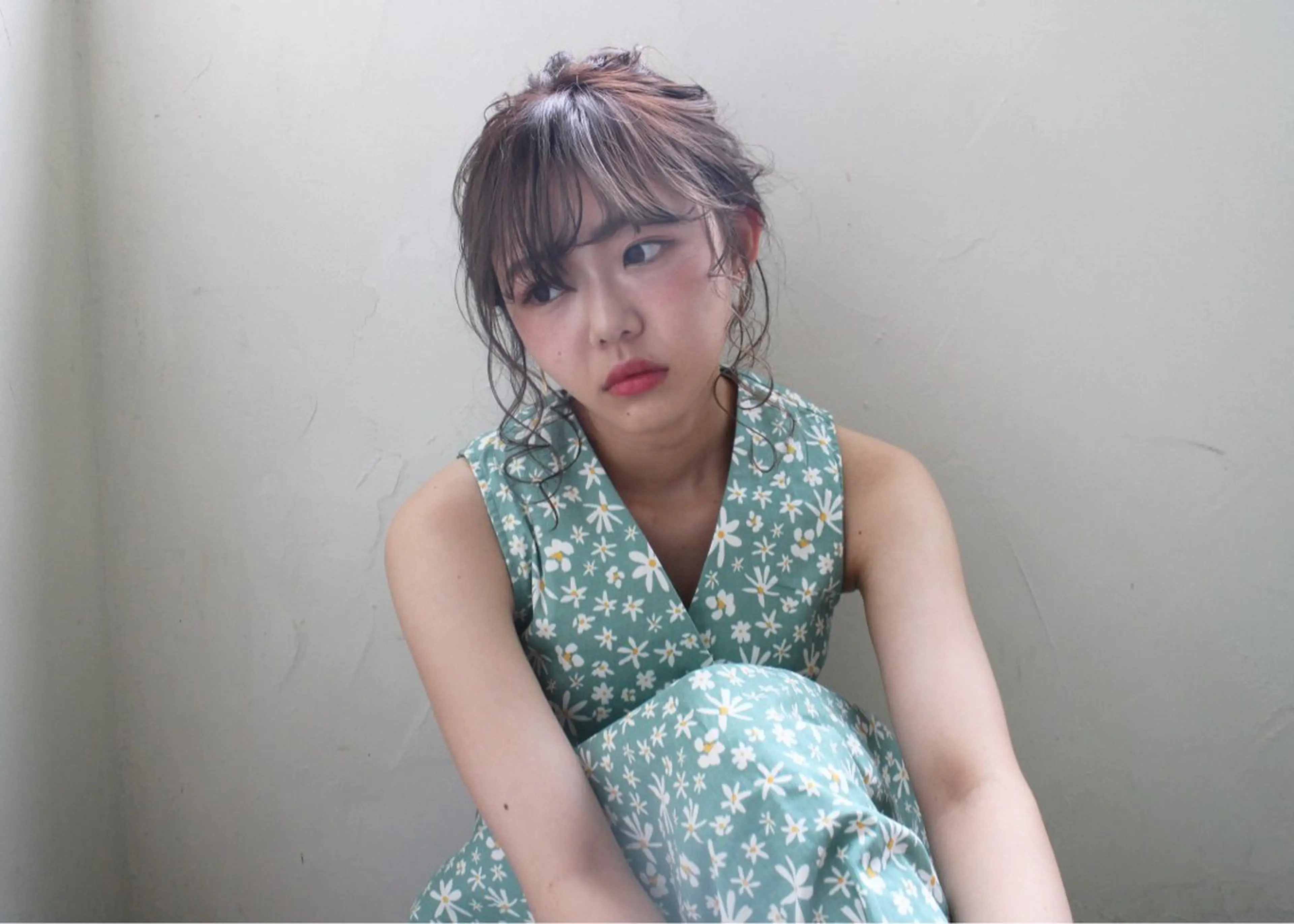 ミディアム ルプラボウ 尾関　唯那のヘアスタイル