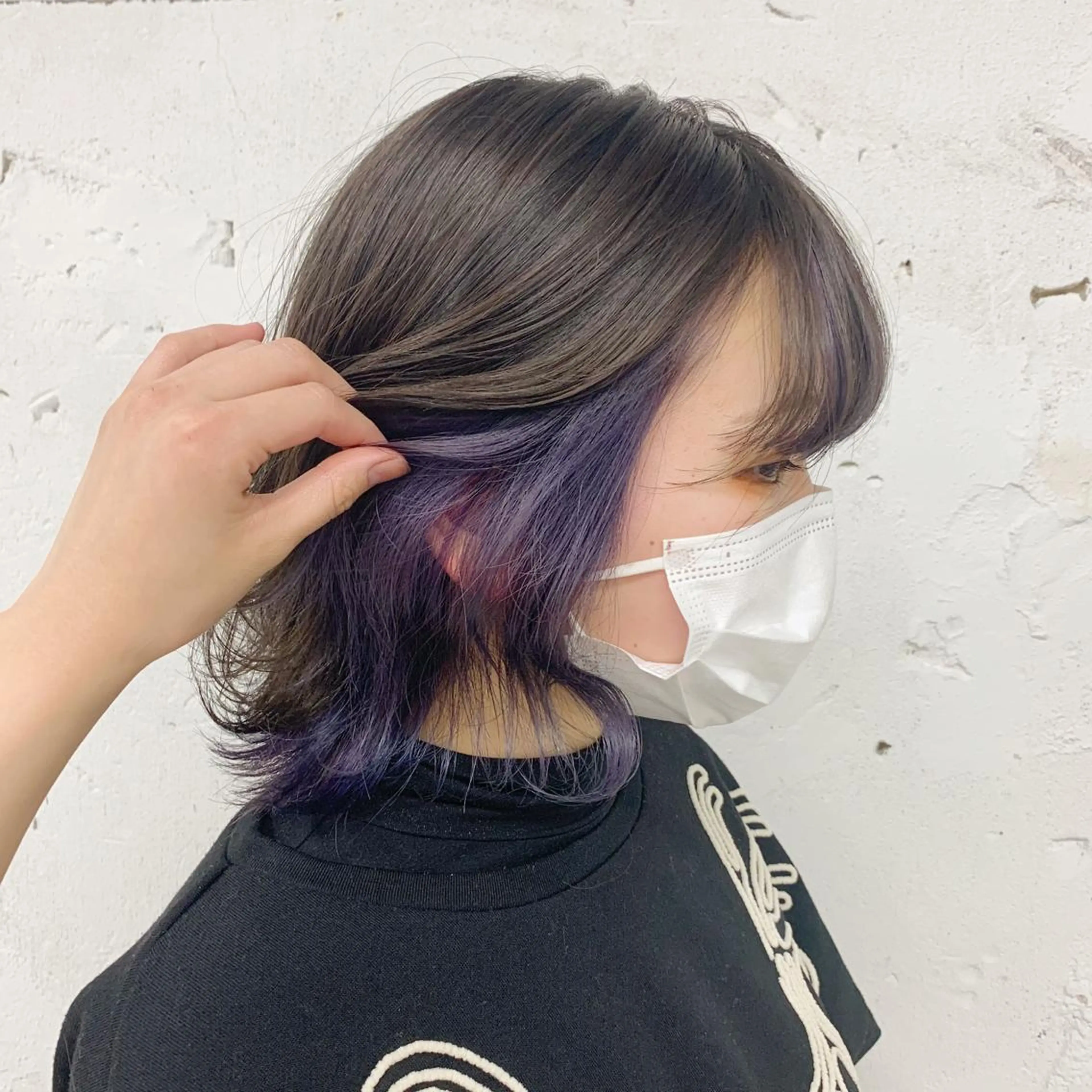 カラー Noele hair atelier(ノエルヘアアトリエ)所属・北上ゆい/個性派/ ナチュラルアレンジのヘアスタイル