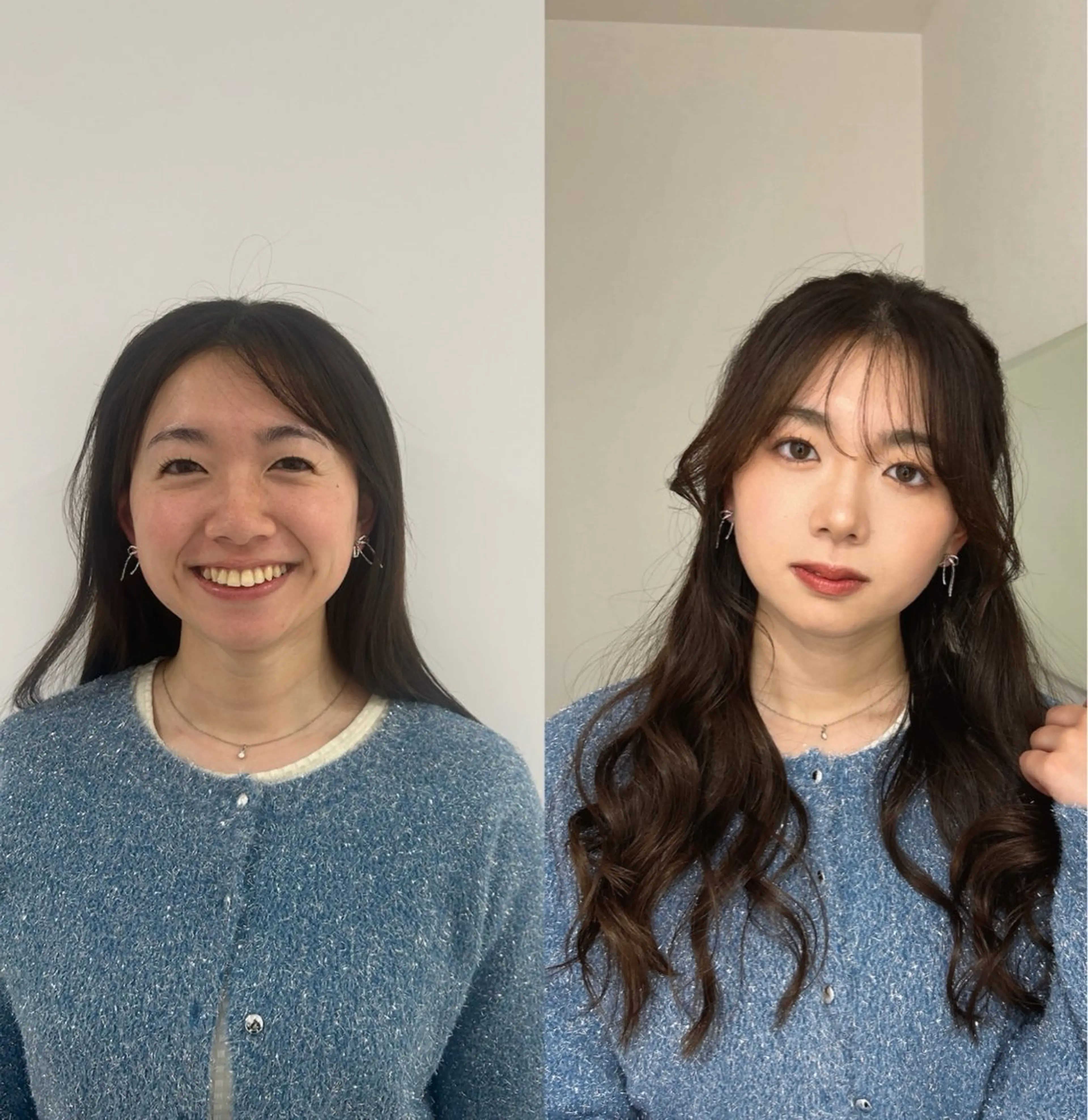 カット ヘアカラー ヘアセット rii-🩰 トレンド韓国ヘアのヘアスタイル