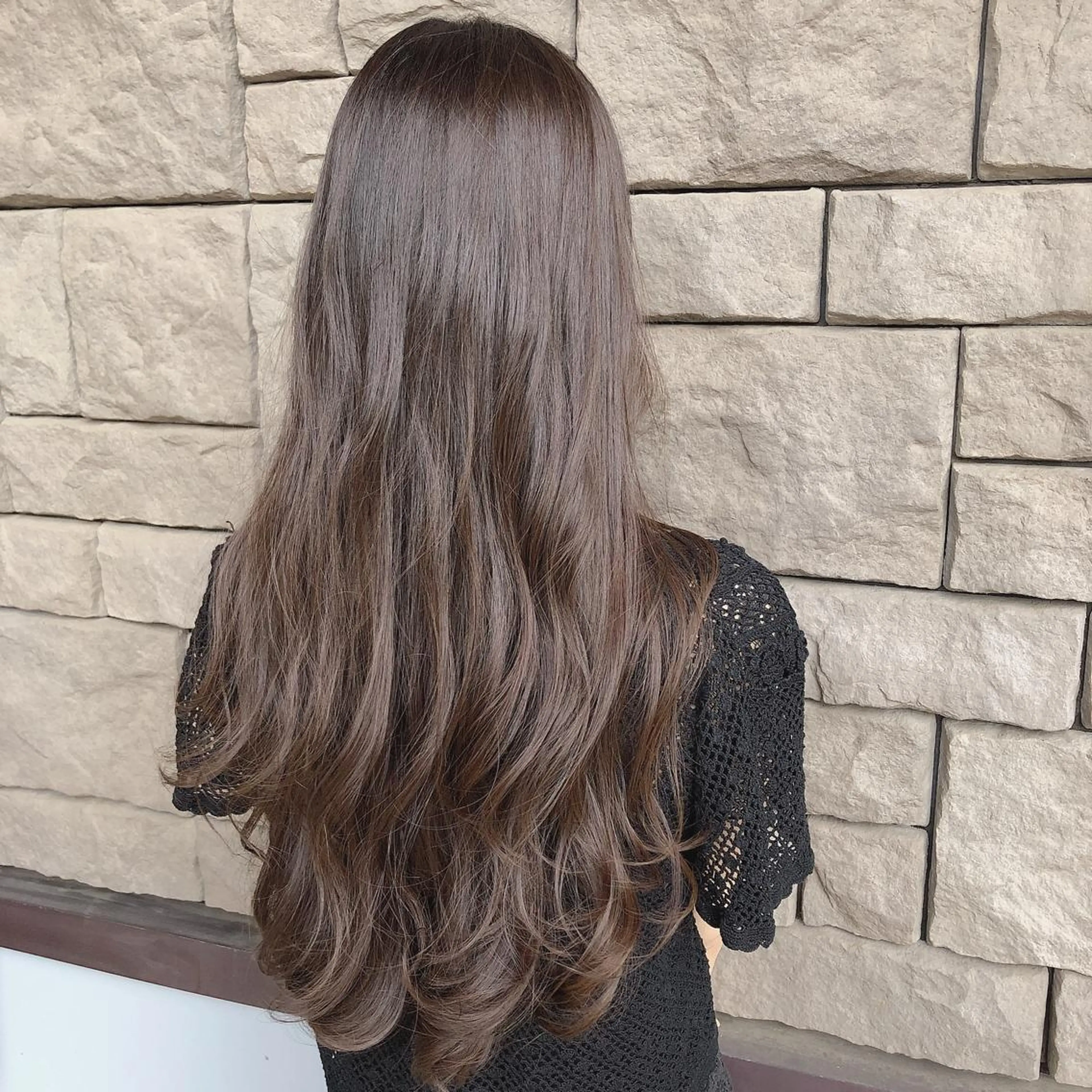 ロング 店長/mao/ 前髪/顔周りカットのヘアスタイル