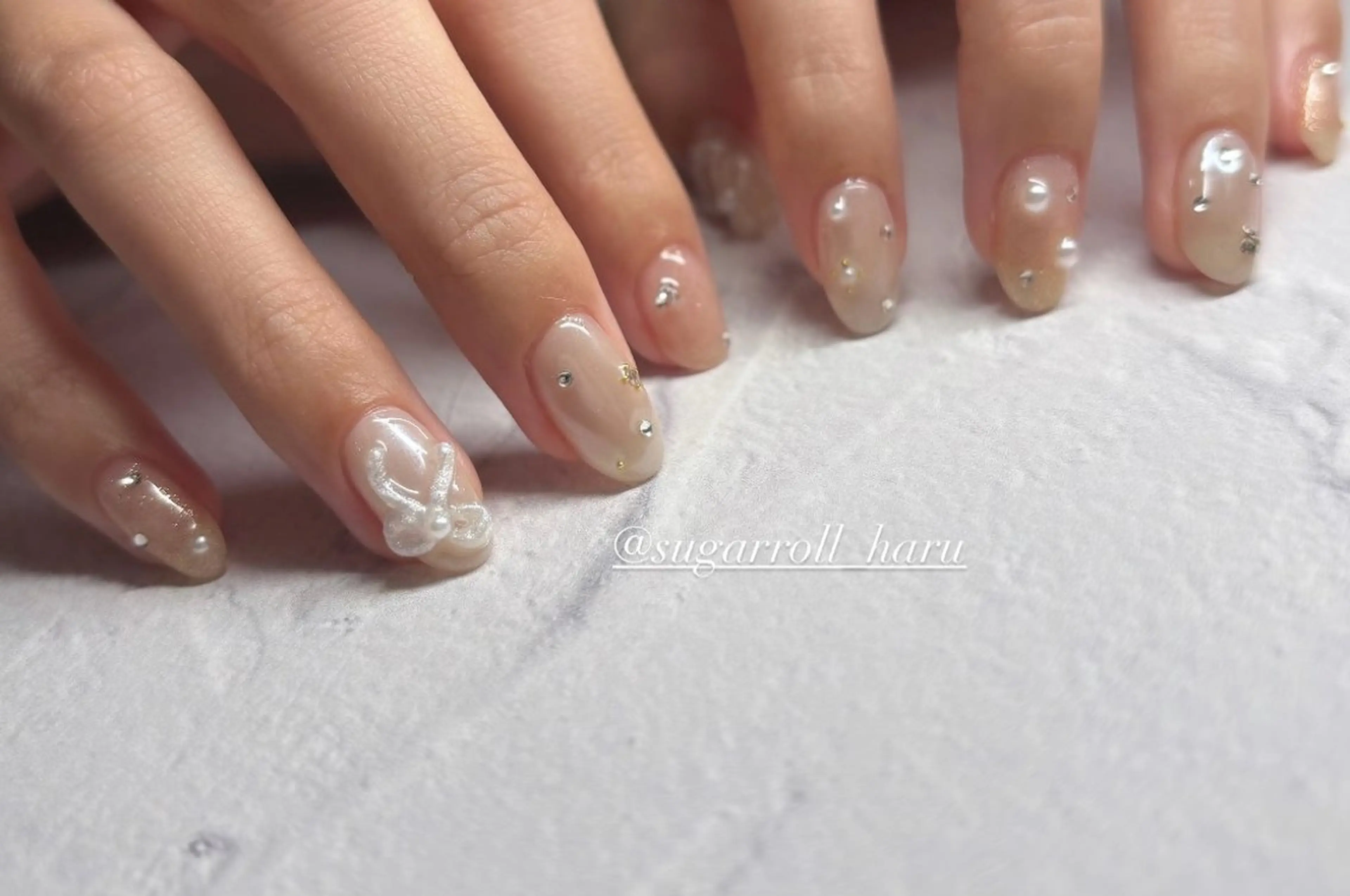 ネイル ジェルネイル ハンドネイル sugarroll所属・エステ・ネイルサロン sugarrollのネイルデザイン