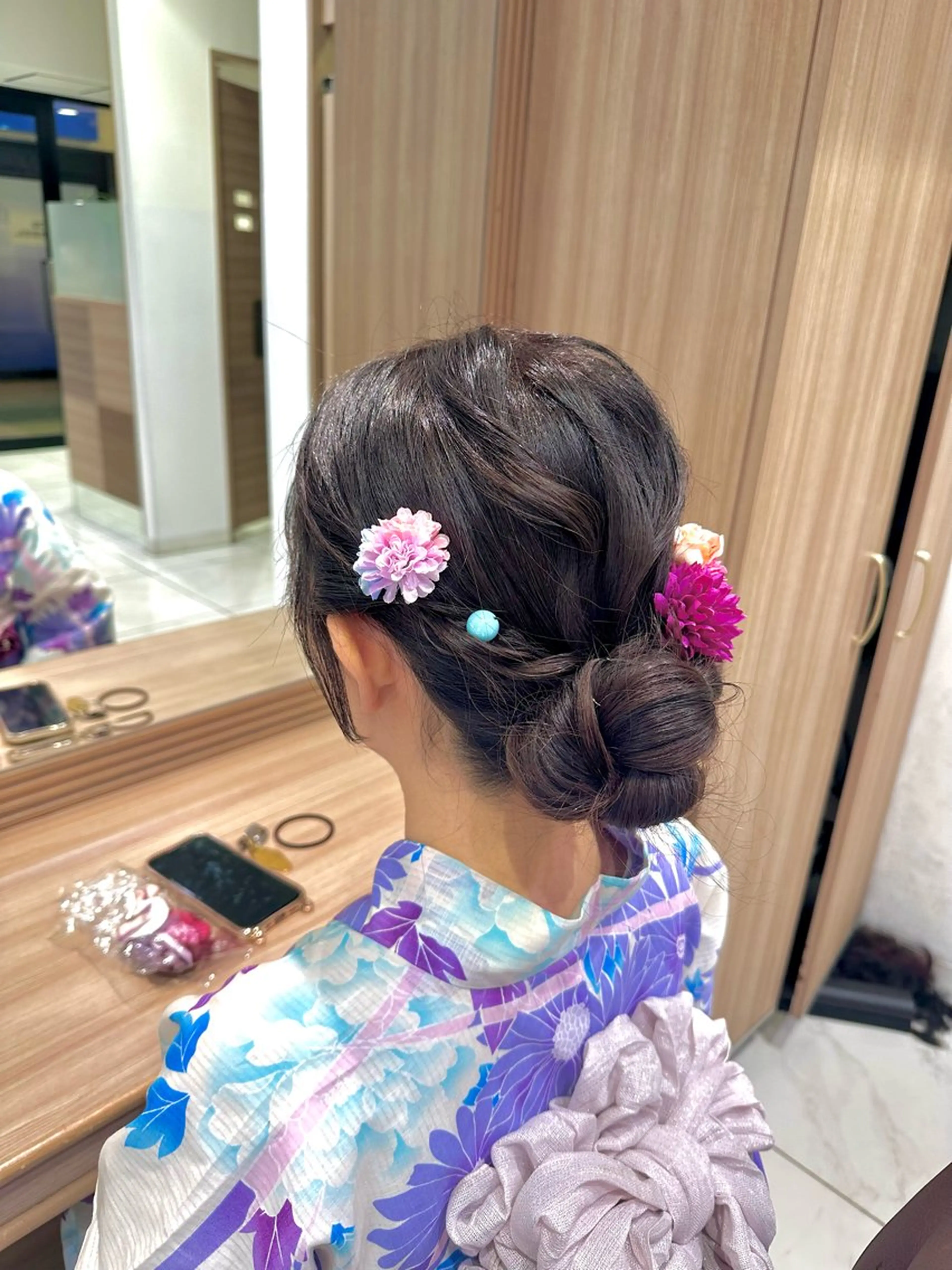 セミロング ヘアアレンジ ヘアセット メンズ特化/ パーマChihoのヘアスタイル