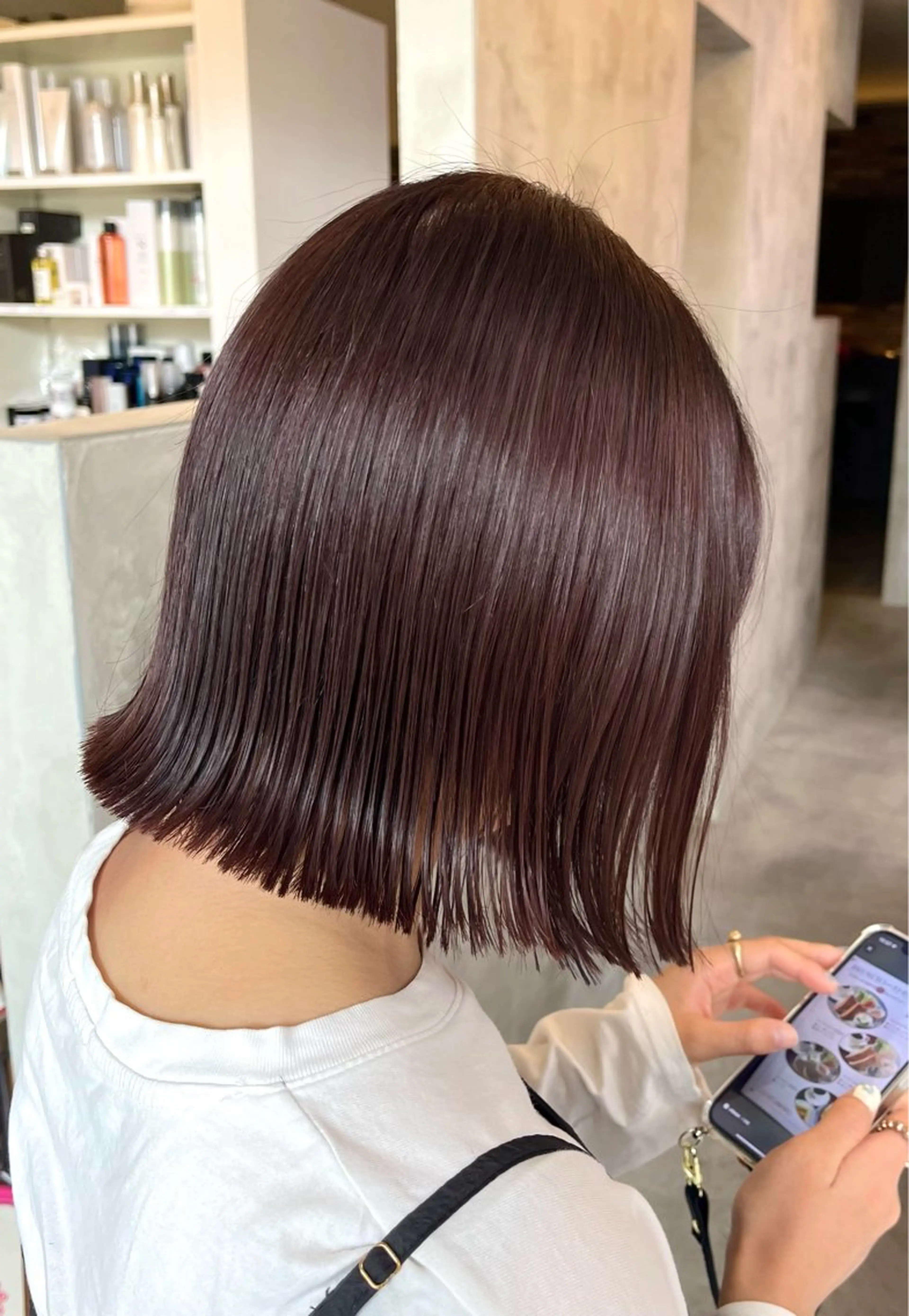 ショート カラー カット ヘアカラー トリートメント Salon de  COCO所属・Yuka /ツヤカラー✨のヘアスタイル