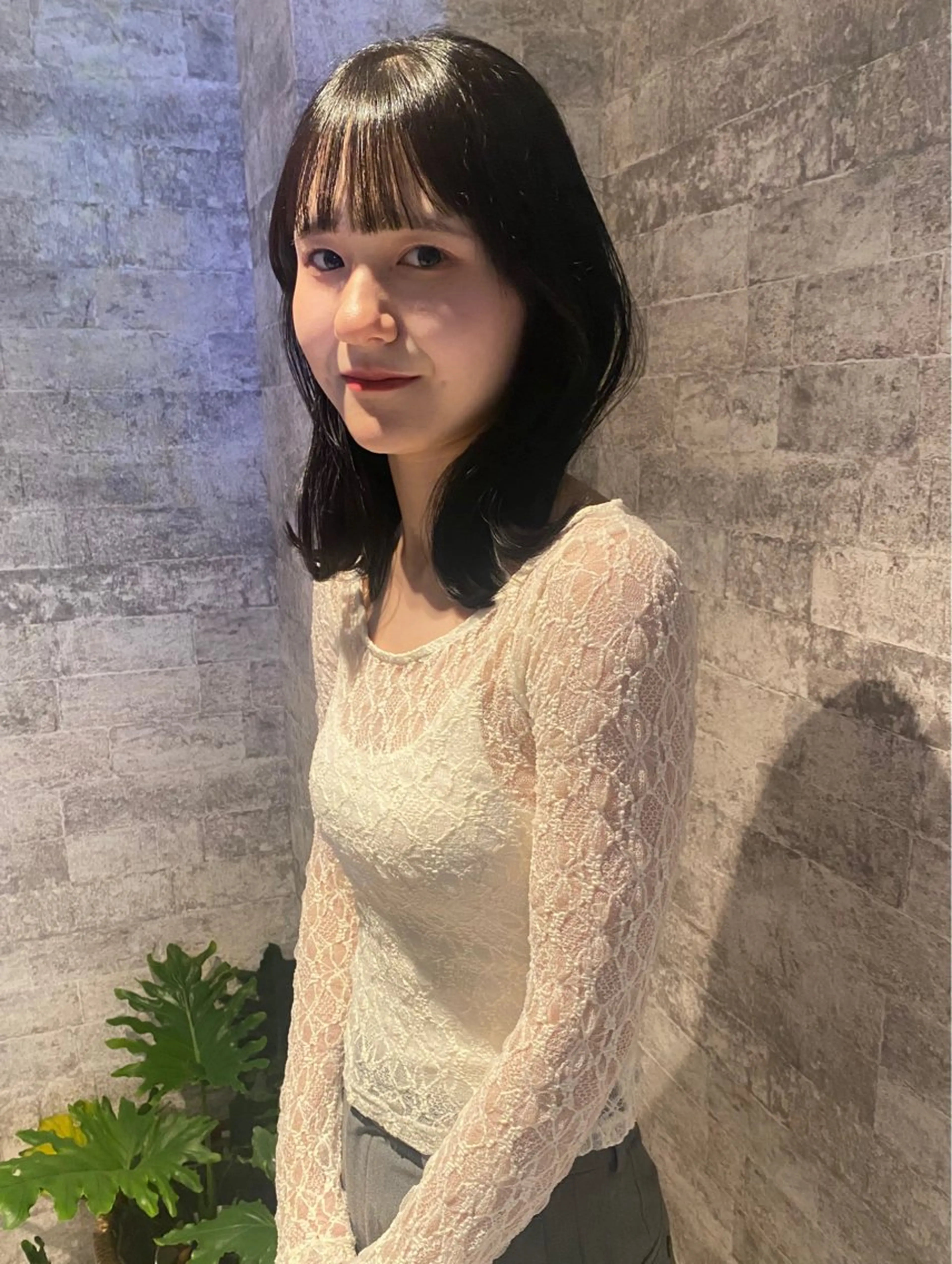 ミディアム カラー カット ヘアカラー トリートメント mai / linoah˚✧のヘアスタイル