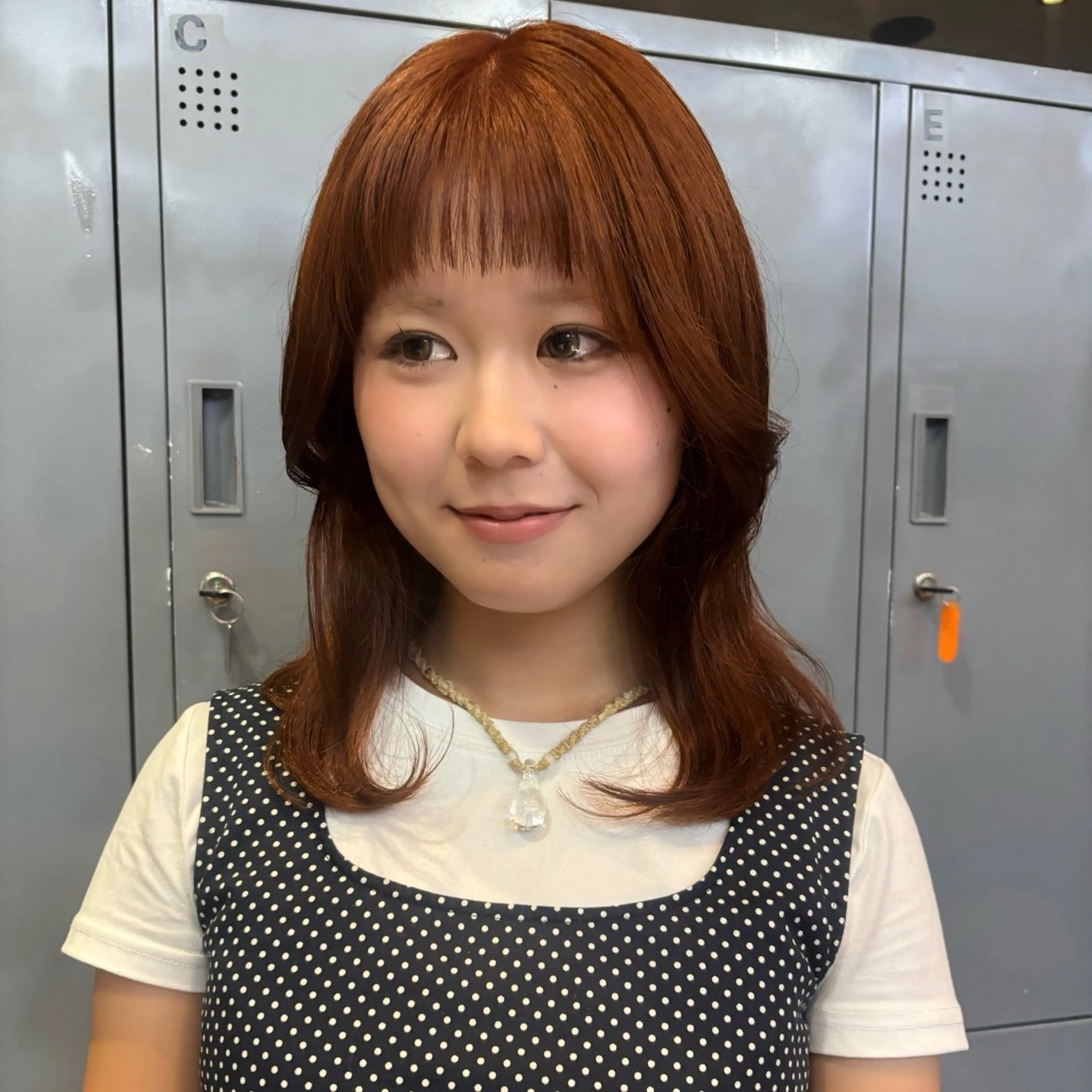 ミディアム カット ヘアカラー トリートメント 🍎似合わせハイトー ン🍎ののかのヘアスタイル