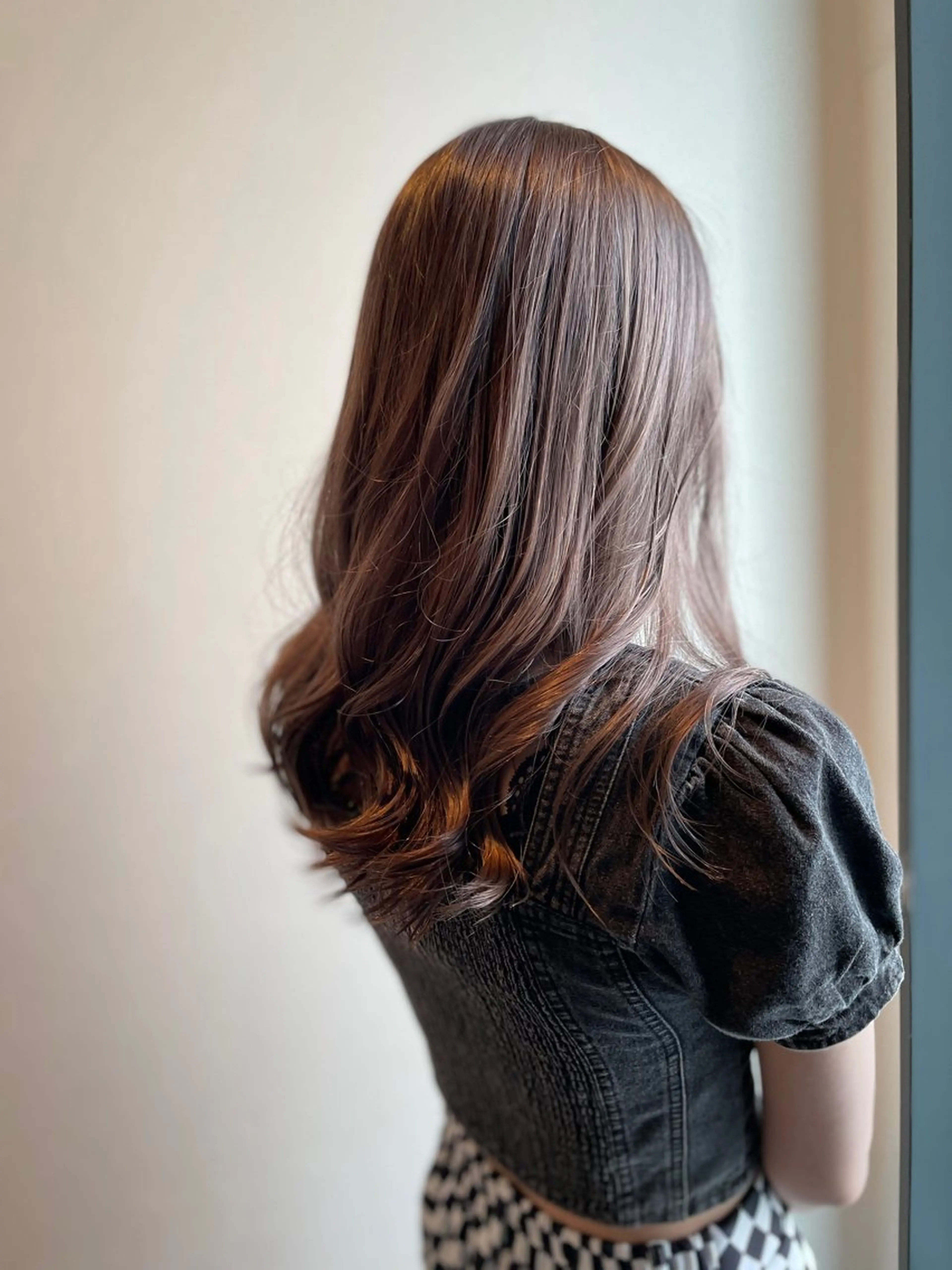 セミロング カラー ヘアカラー 徳光 辰弥のヘアスタイル