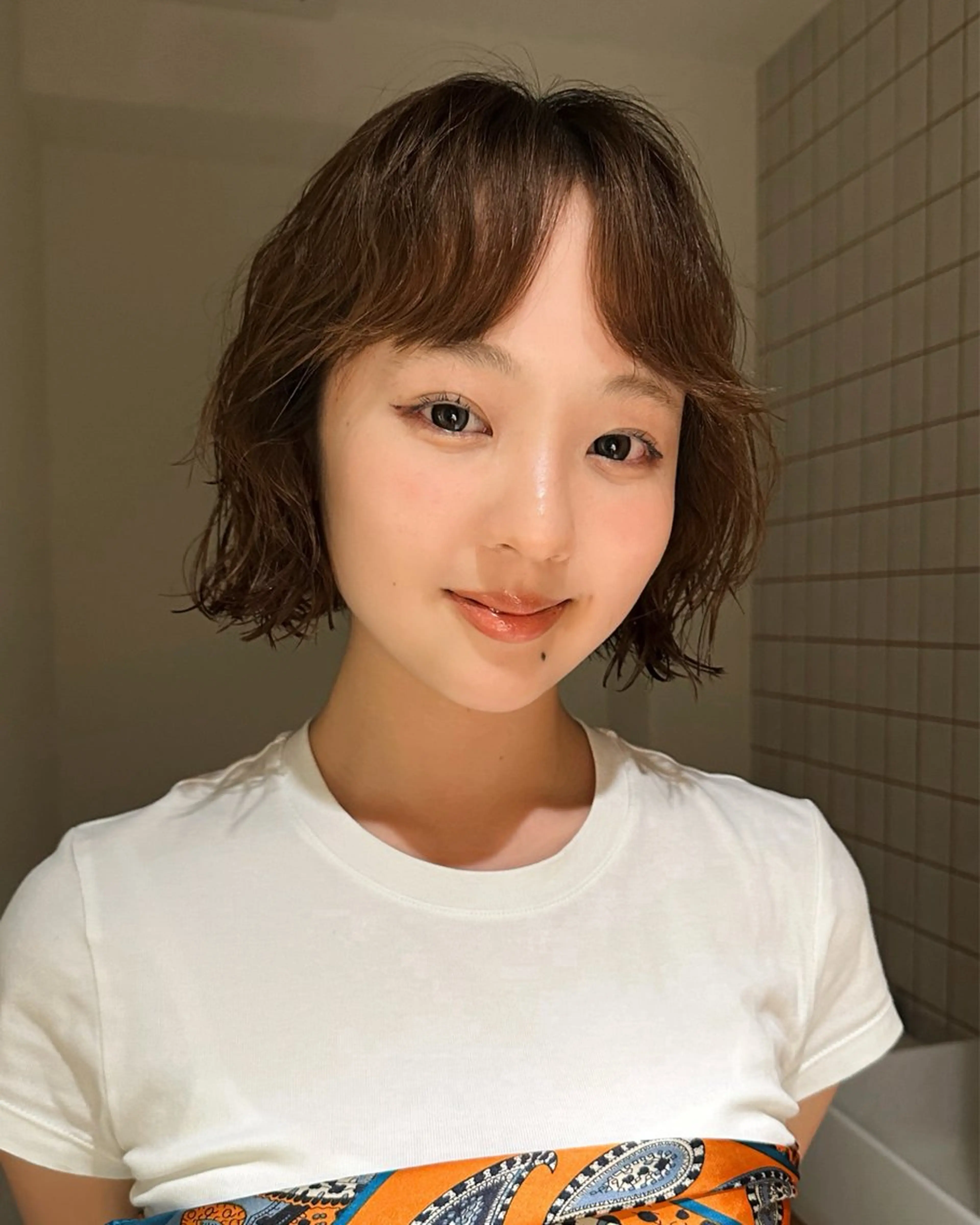 パーマ tuna   トゥナ所属・藤川 暖士のヘアスタイル