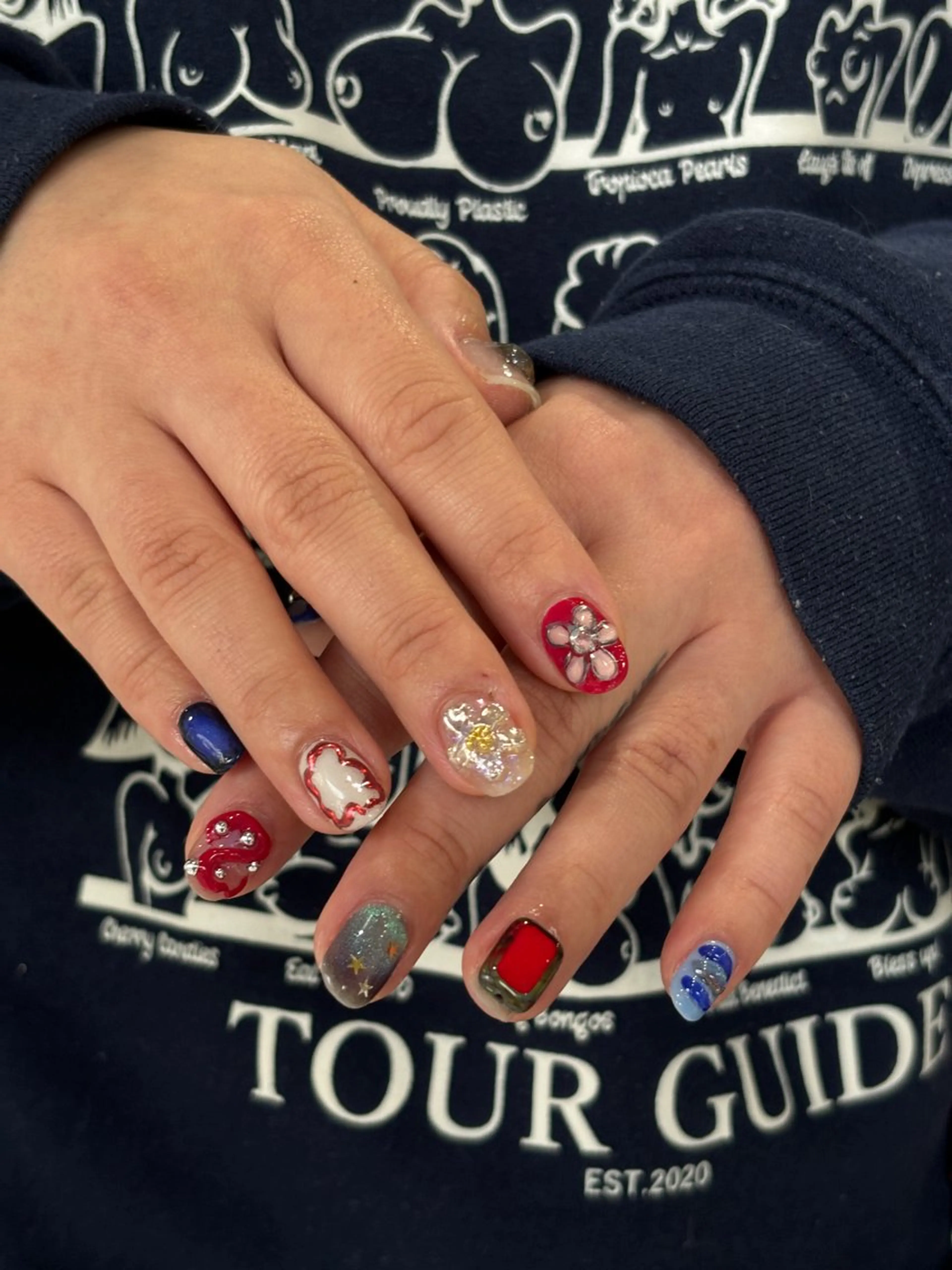 ネイル ハンドネイル hinako /個性派ニュアンスのネイルデザイン