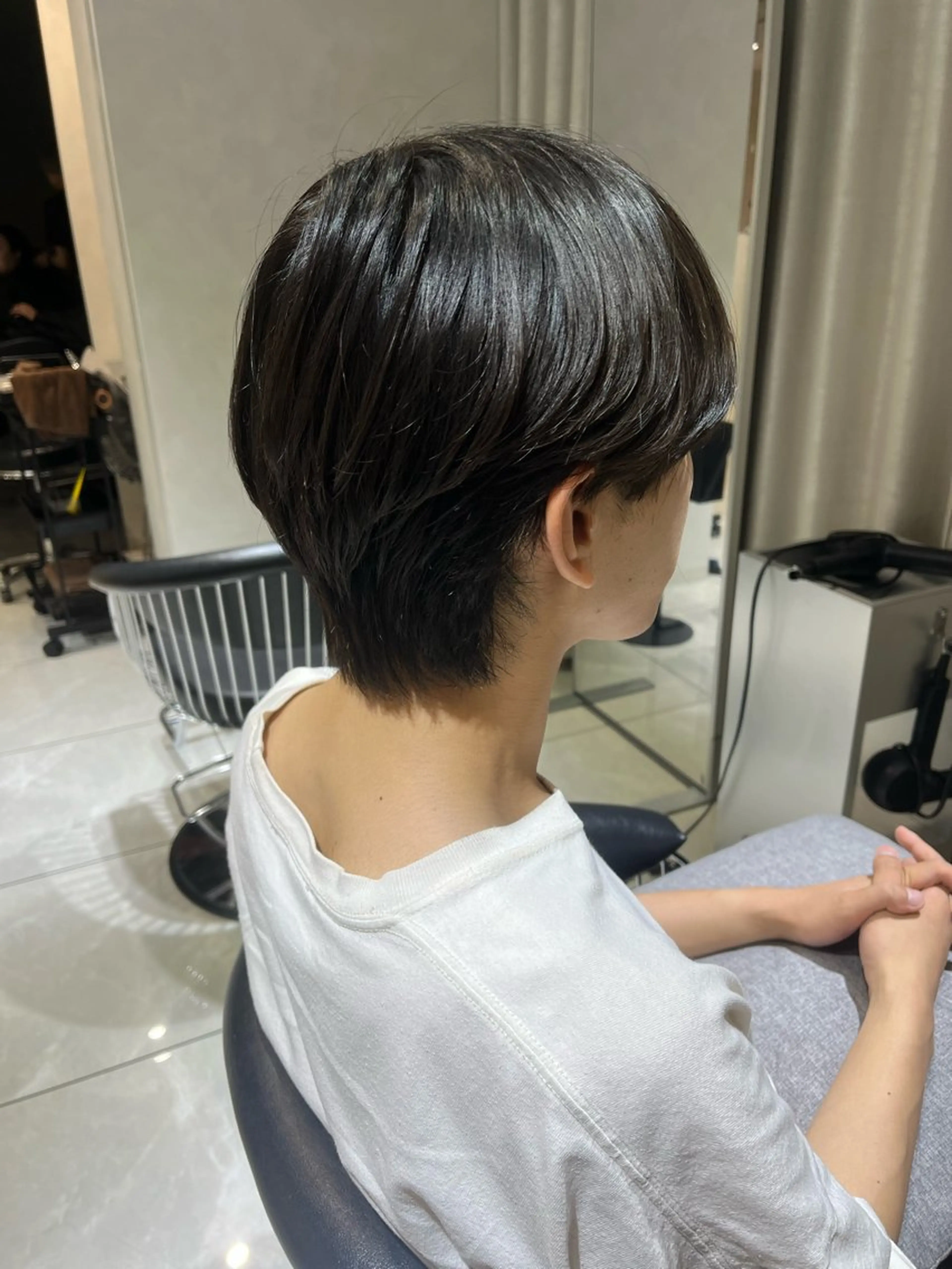 メンズ カット メンズセンターパート 🇰🇷wakanaのヘアスタイル