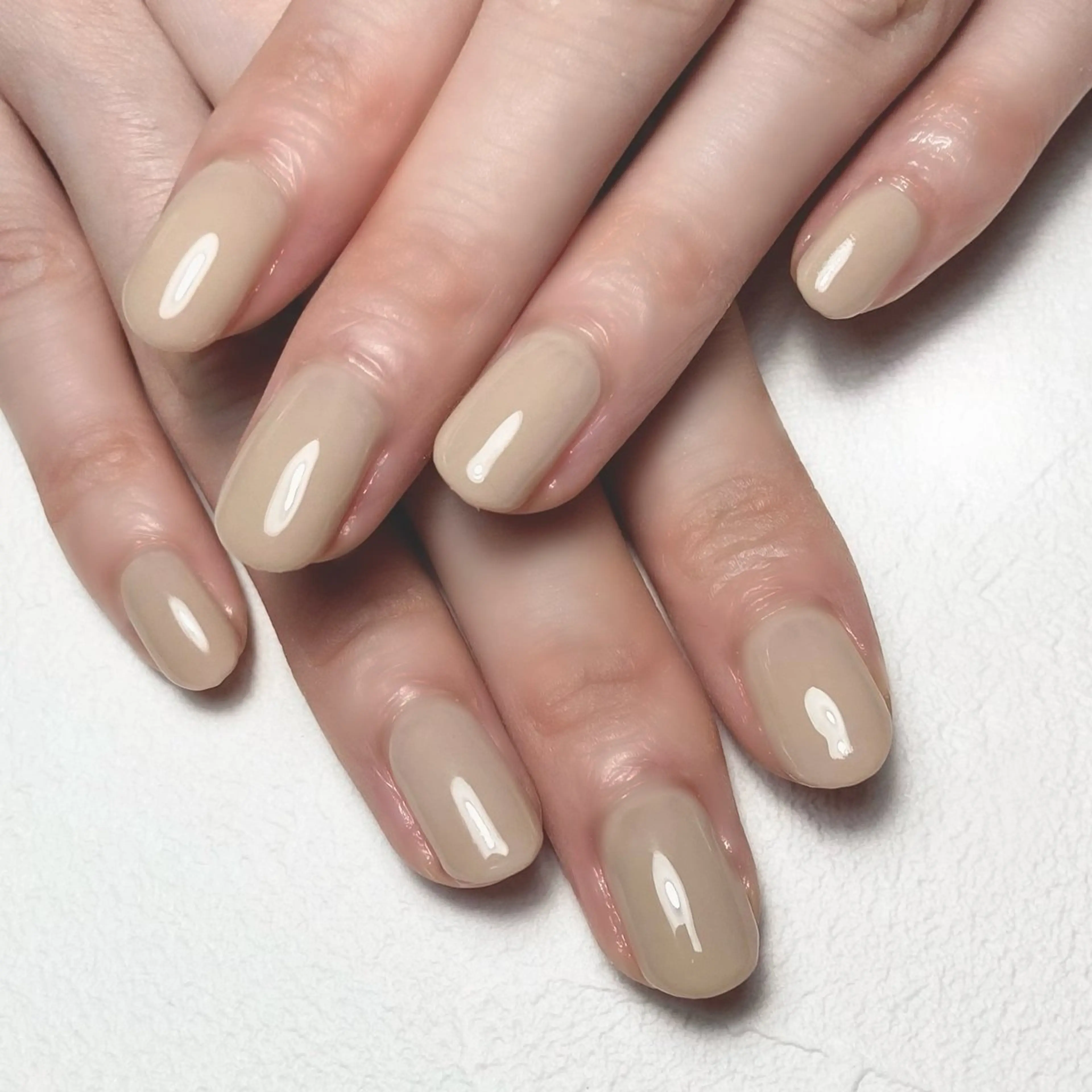 ネイル ワンカラーネイル 甲府昭和甲斐 ネイルサロン　IROのネイルデザイン