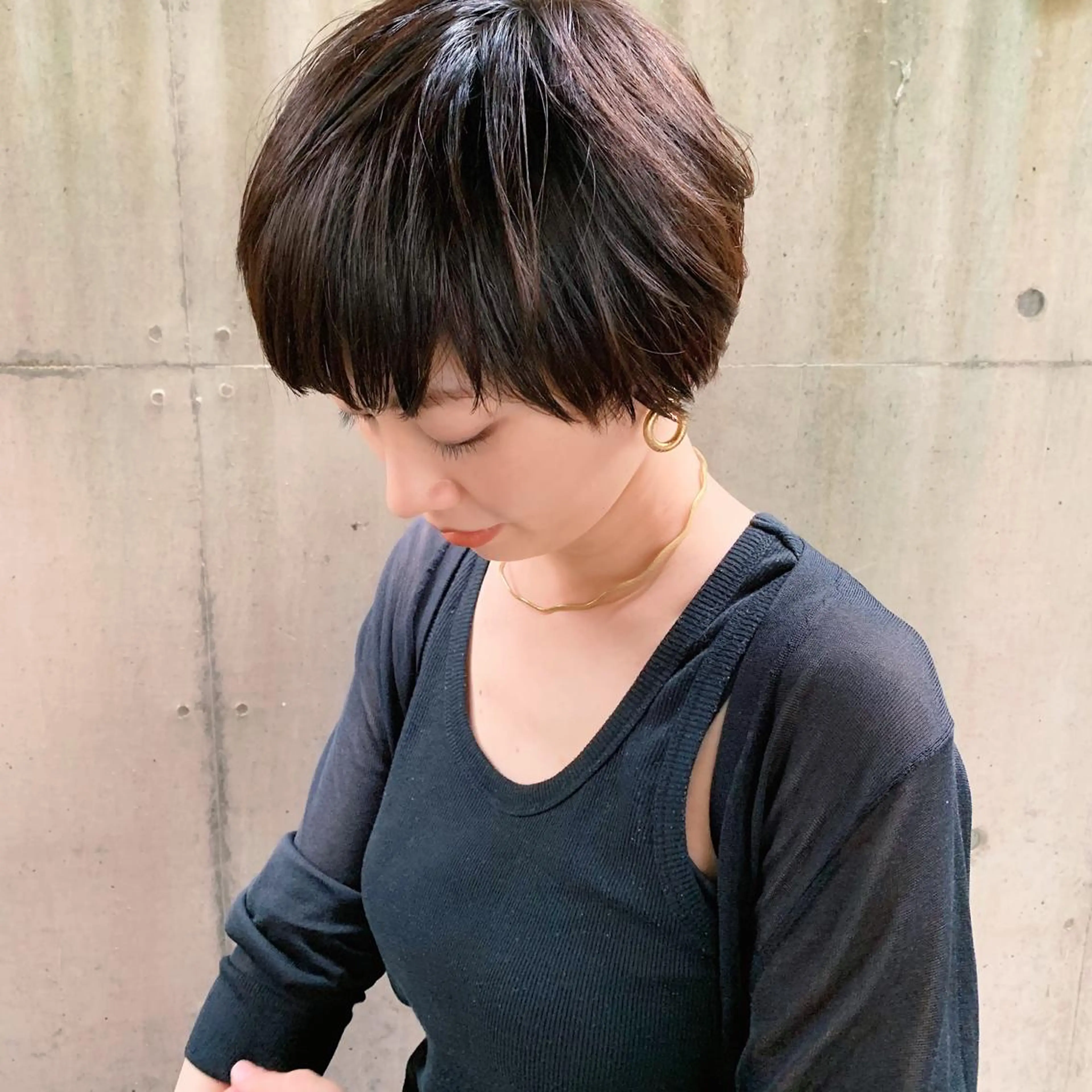 ショート カラー CODE.LINE所属・中川 竜誠のヘアスタイル