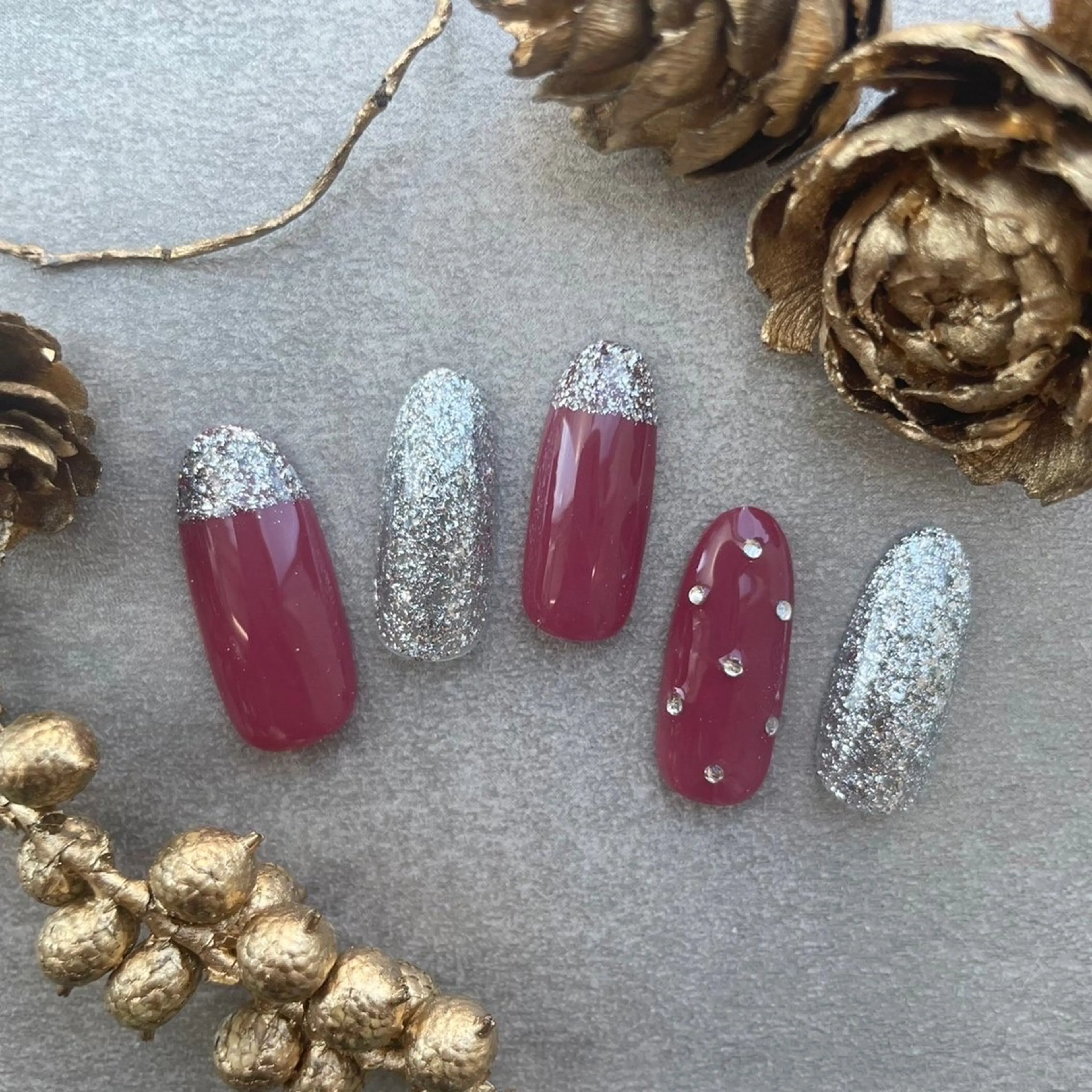 ネイル アートネイル ネイルチップ ⭐︎休業中の練習⭐︎ JNA認定講師髙橋のネイルデザイン