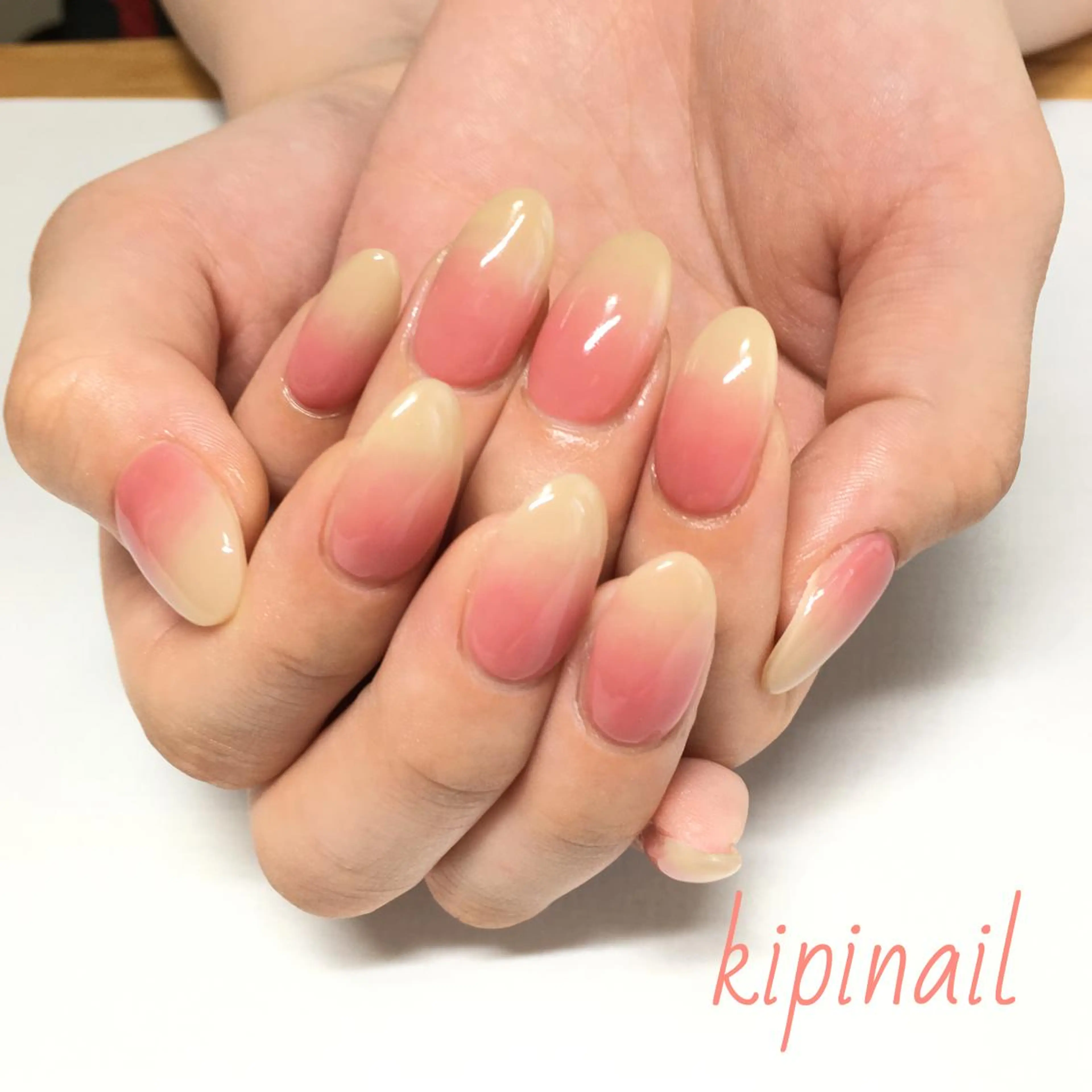 ネイル グラデーション ハンドネイル kipinail 川﨑えりかのネイルデザイン
