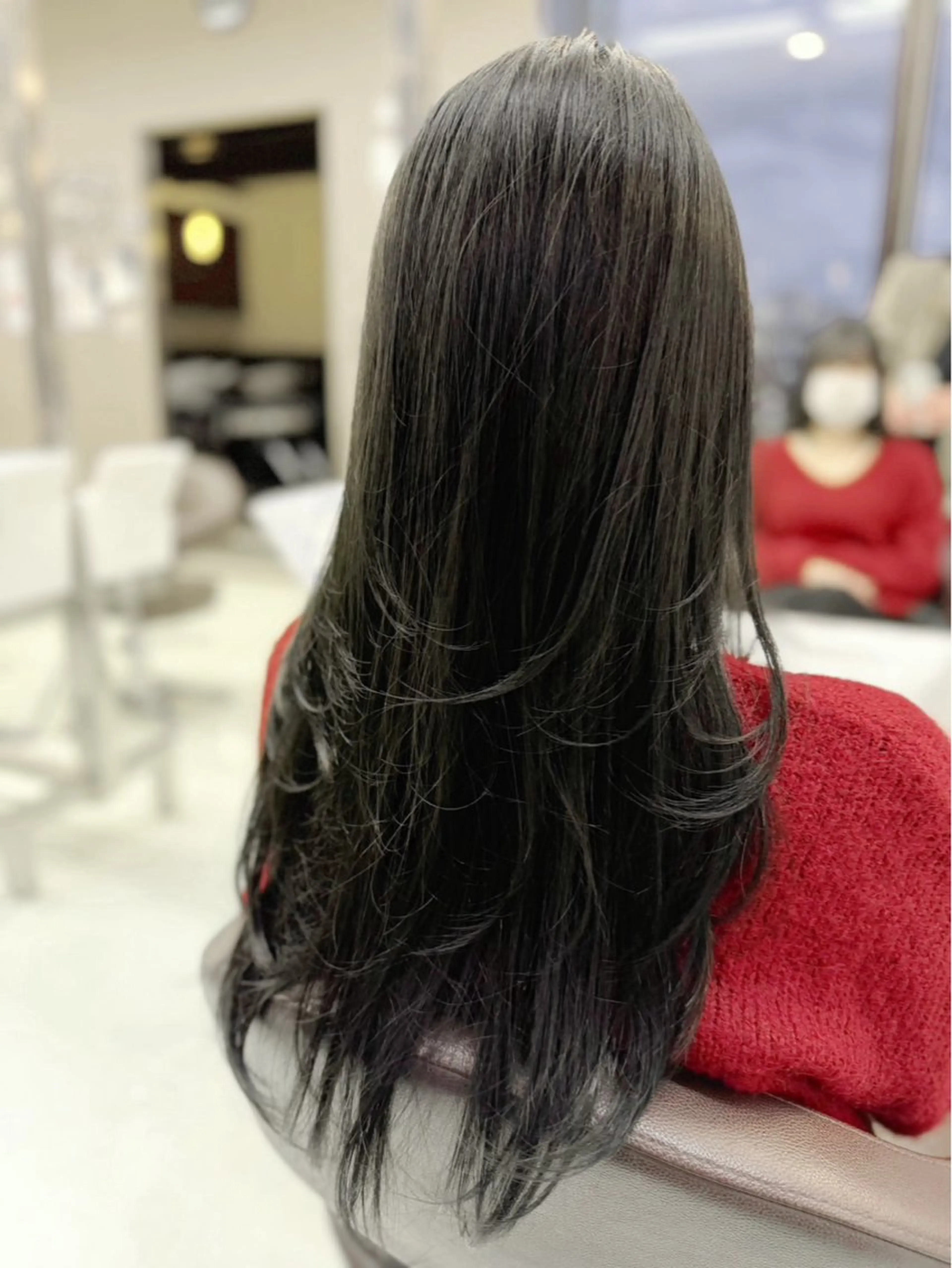 ロング カラー 透明感カラー レイヤーカット カット 野田阪神/レイヤー/ ハイライト/yuuのヘアスタイル