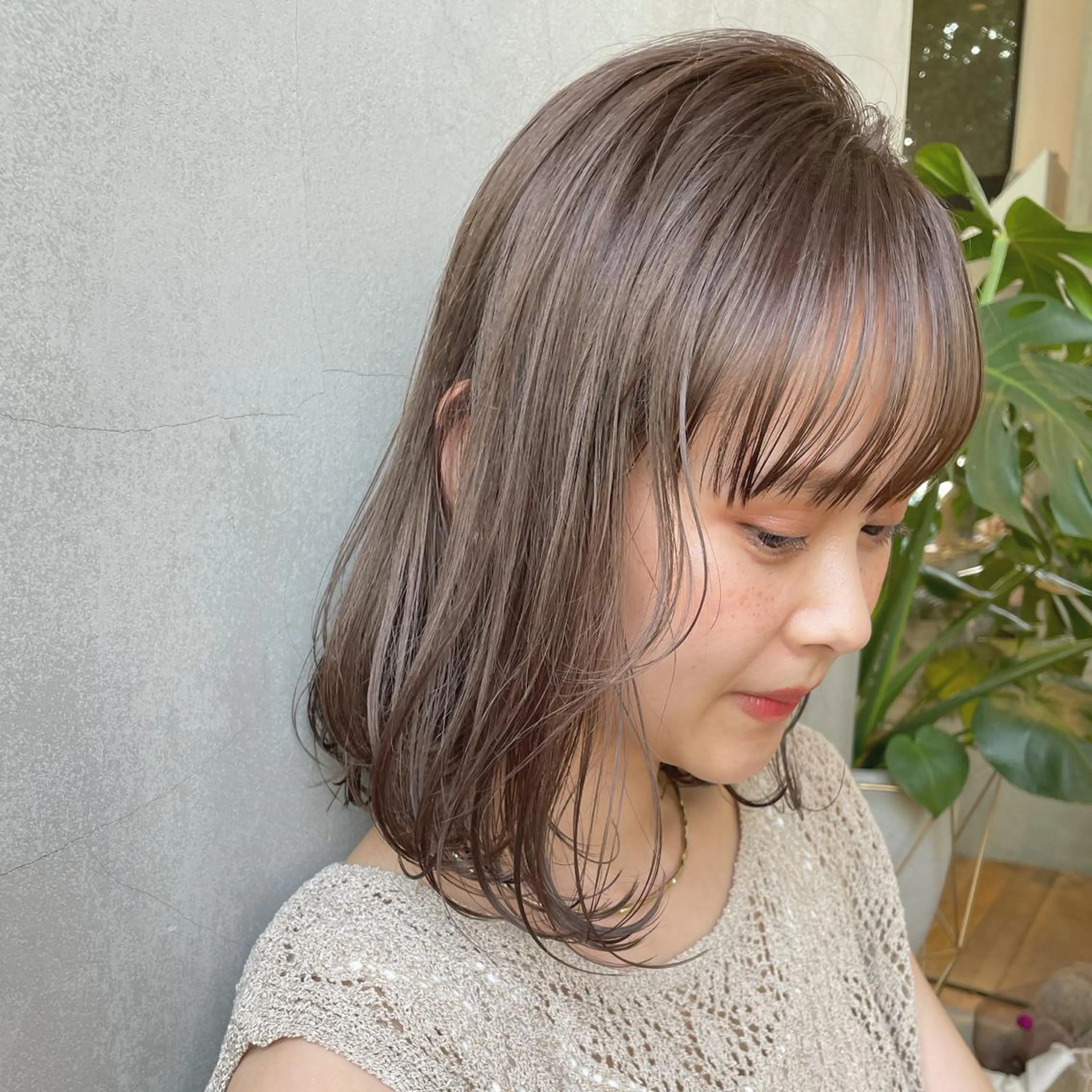 ミディアム カラー 🫧透明感ヘア🫧 🧸竹花　彩希🧸のヘアスタイル
