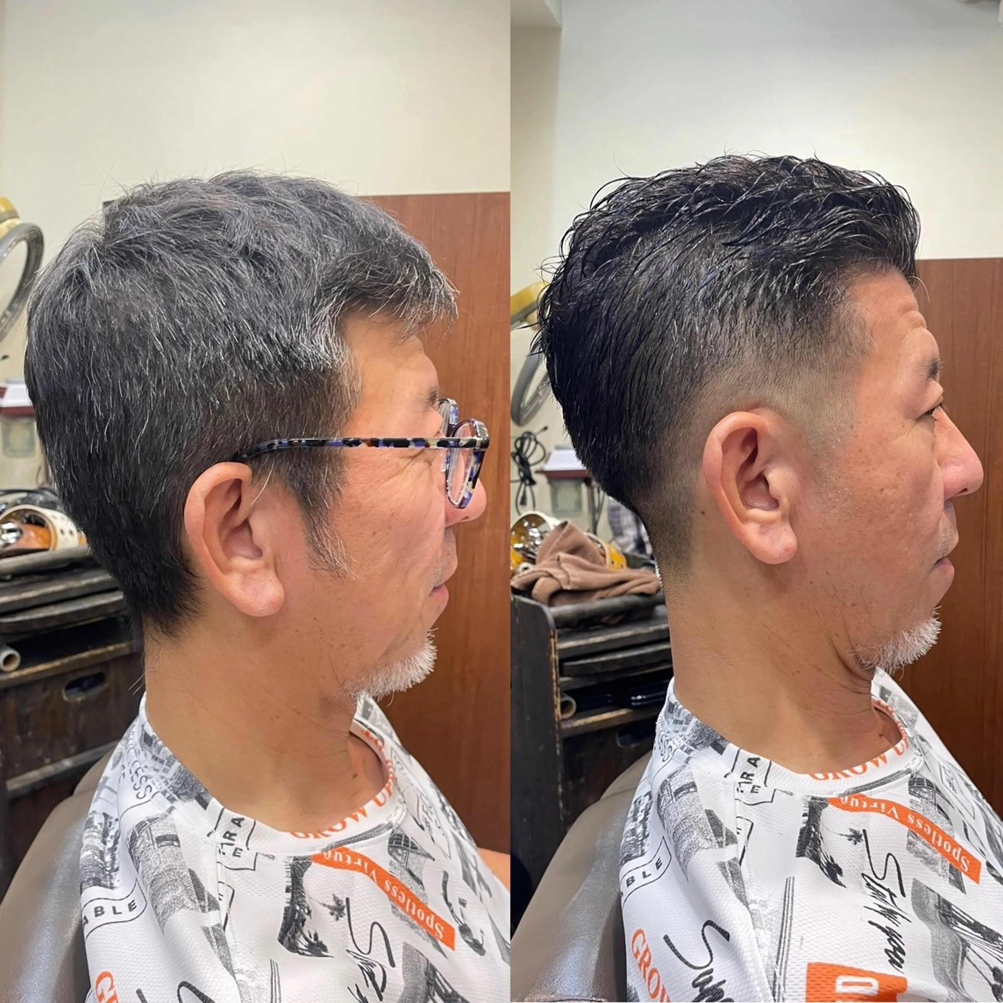 ショート パーマ メンズ カット パーマ トレサンパ所属・💈トレサンパ 💈金山駅✂︎愛実のヘアスタイル