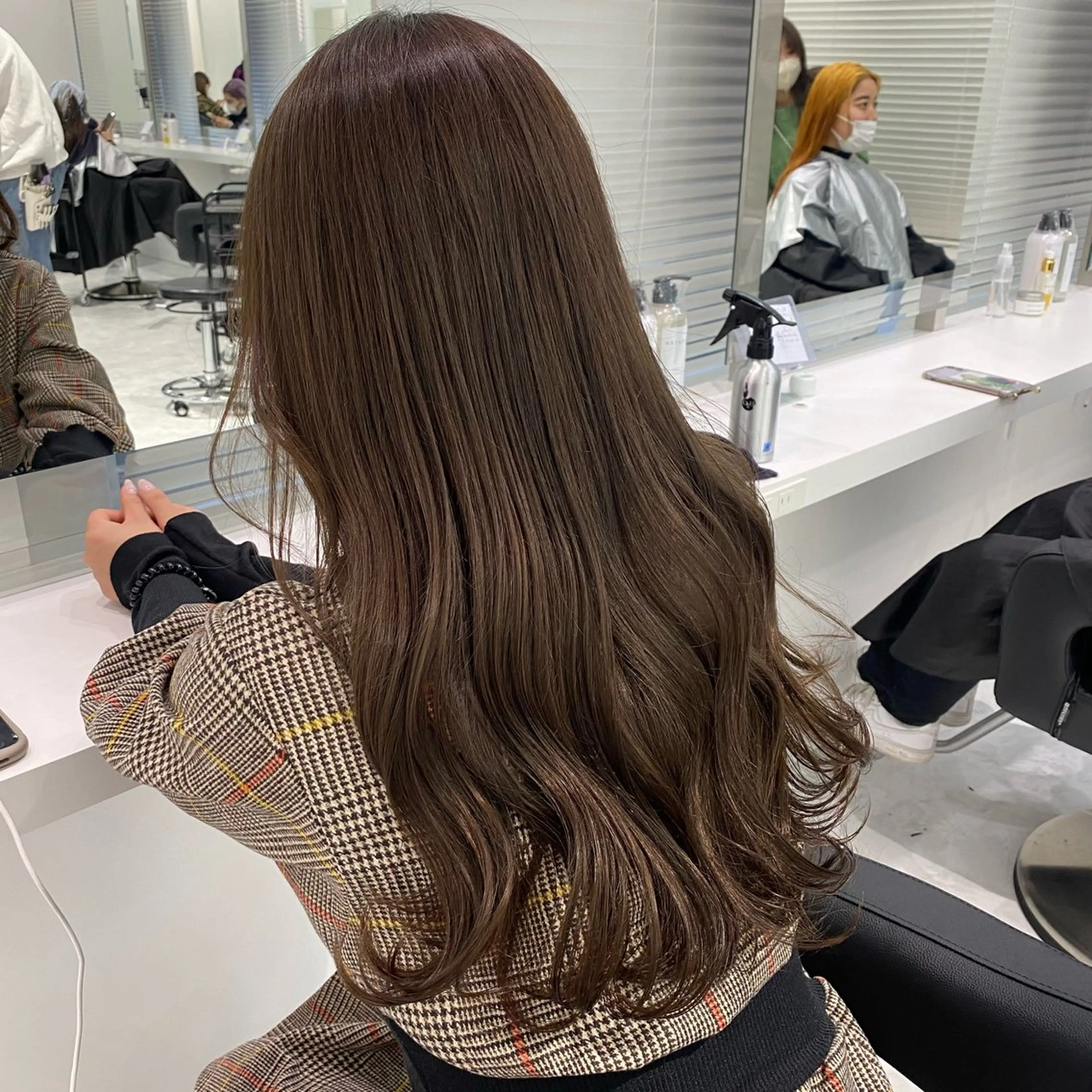 ロング カラー カット ヘアカラー トリートメント 韓国艶カラー🇰🇷 DISCO💙のヘアスタイル