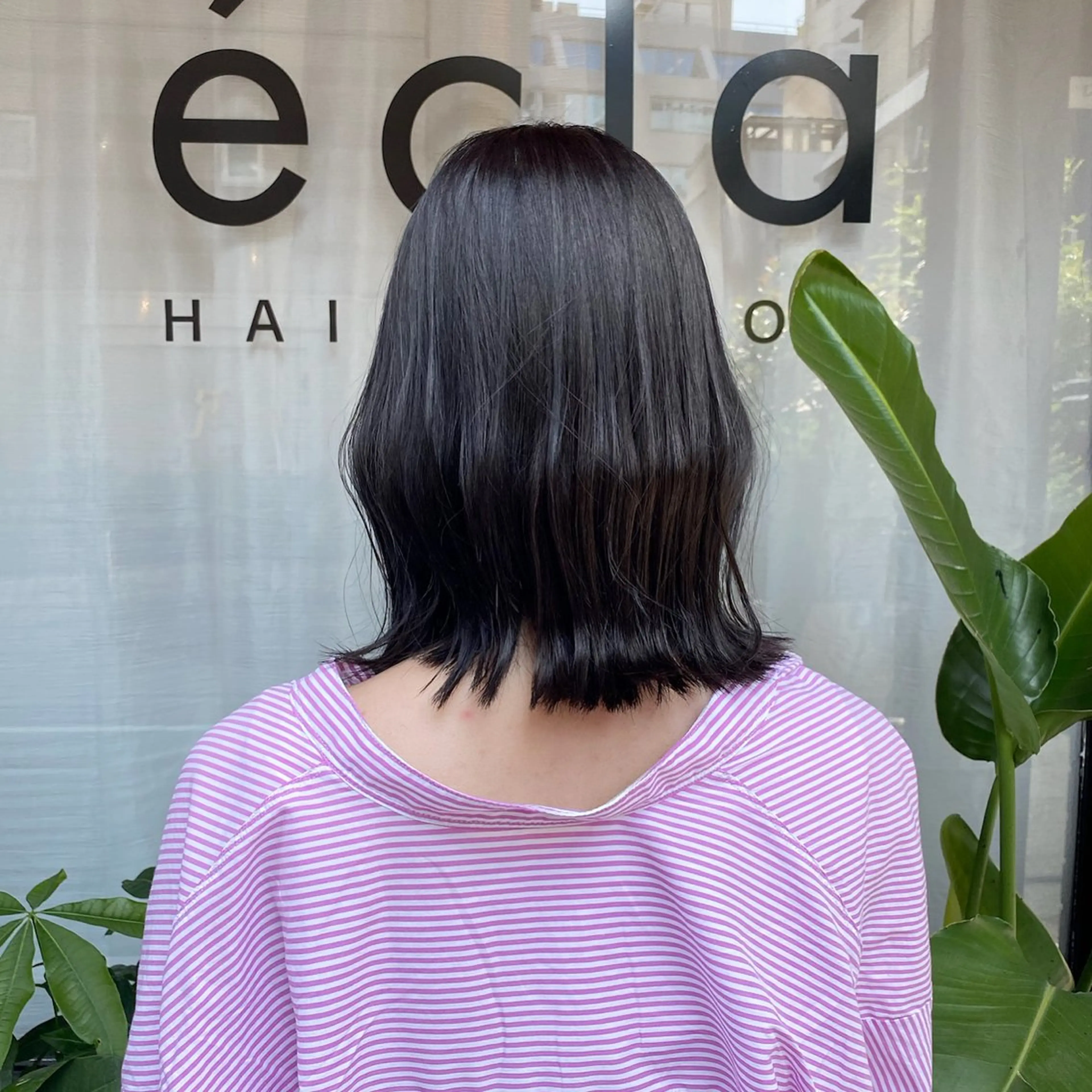 ミディアム カラー 黒髪 ブルーカラー ブルーブラック yukiko/美容師 髪質改善×肌質改善のエステ・リラクイメージ