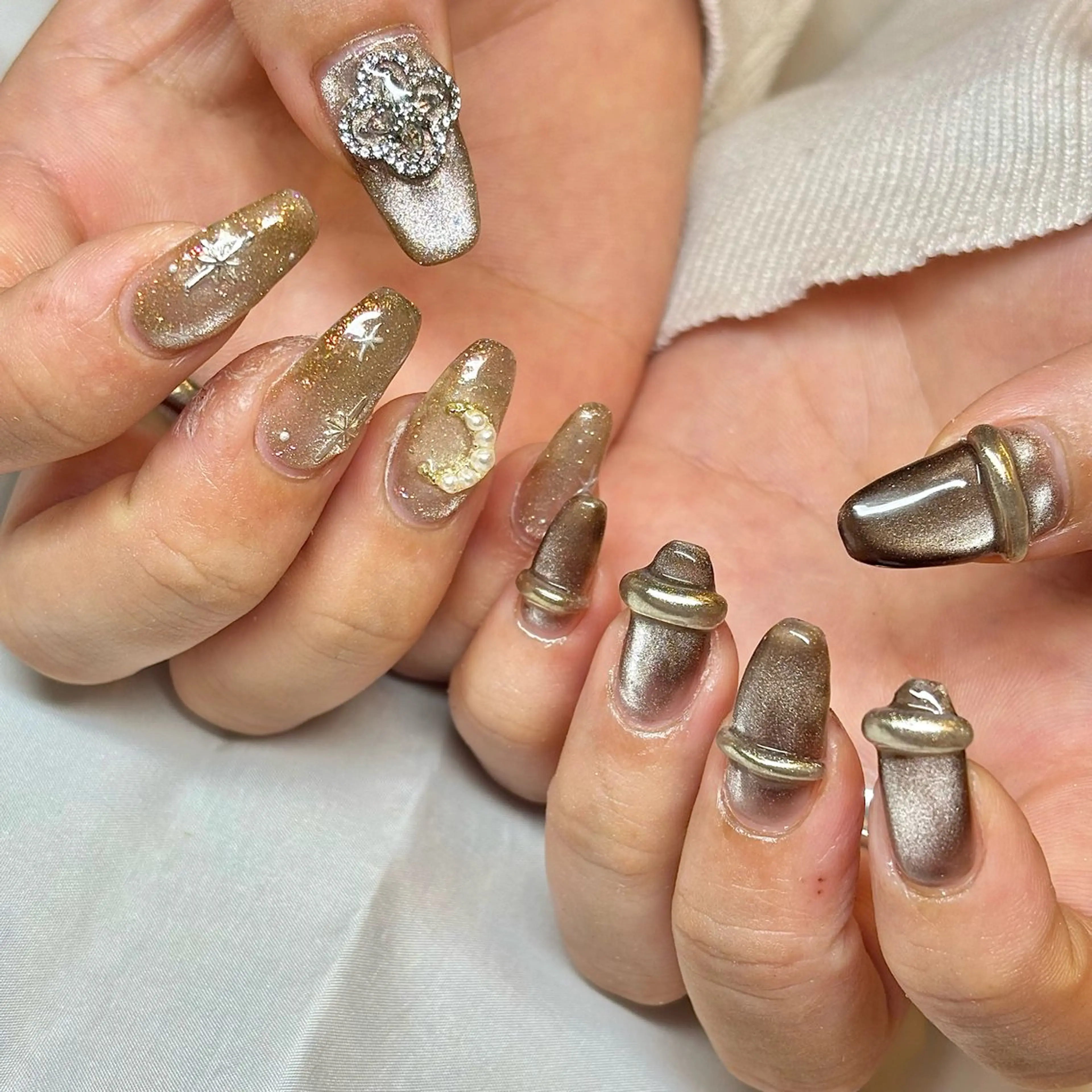 メンズ ネイル nail&eye Aoのマツエク・マツパデザイン