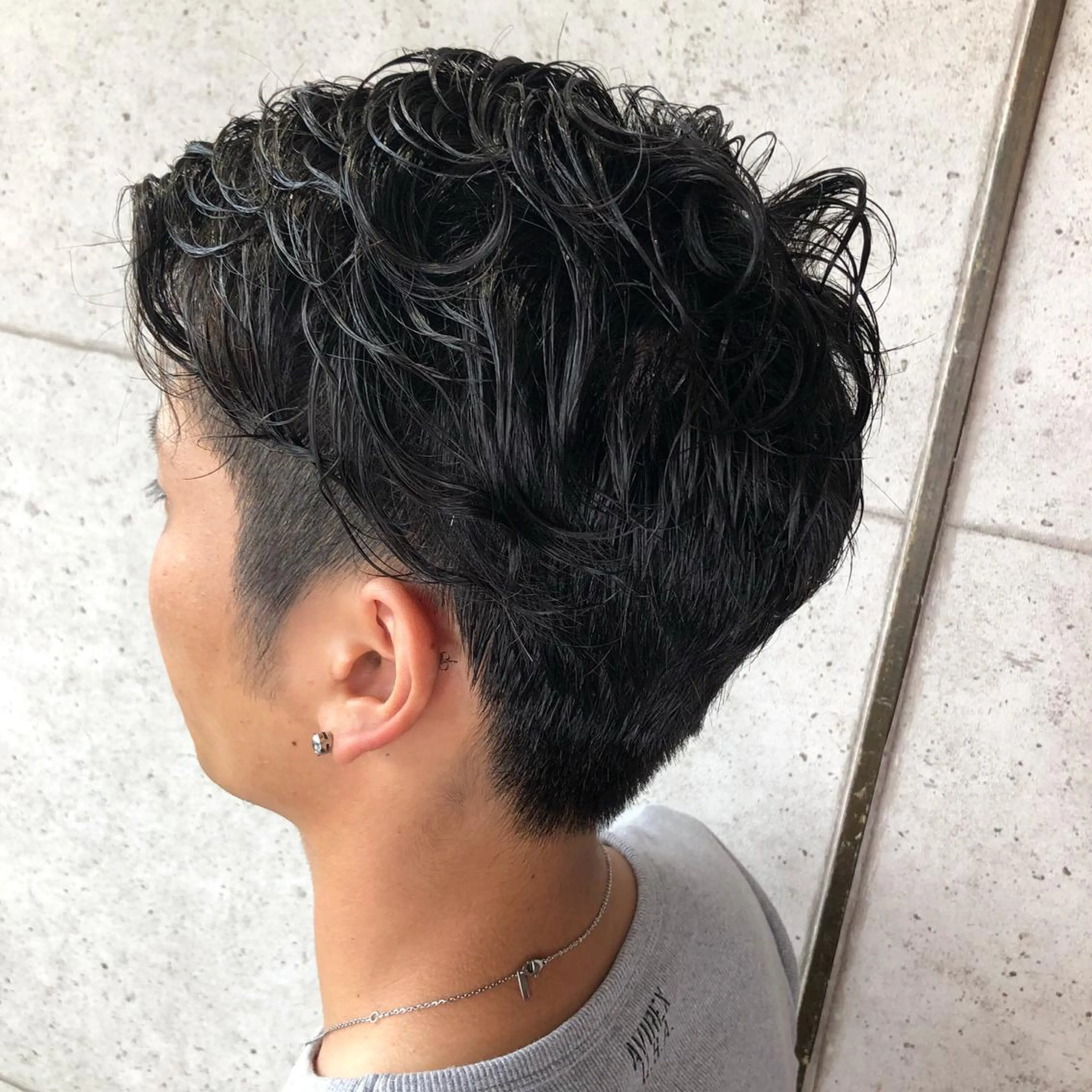 メンズ メンズパーマ 福森 みずきのヘアスタイル