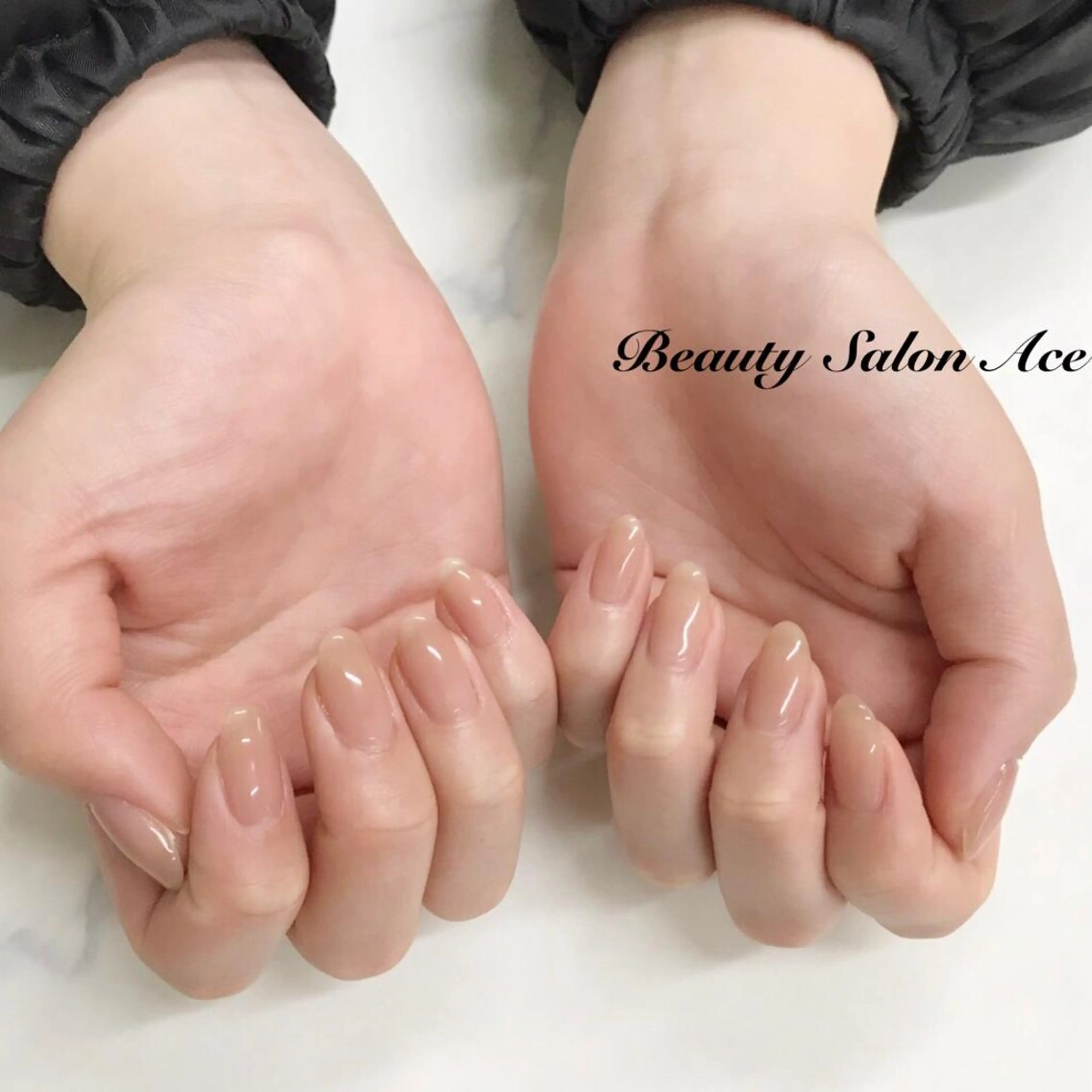 ネイル ワンカラーネイル Beauty Salon Ace（ネイルサロン　エース）所属・池袋フィルイン Ace♡長さだしのネイルデザイン