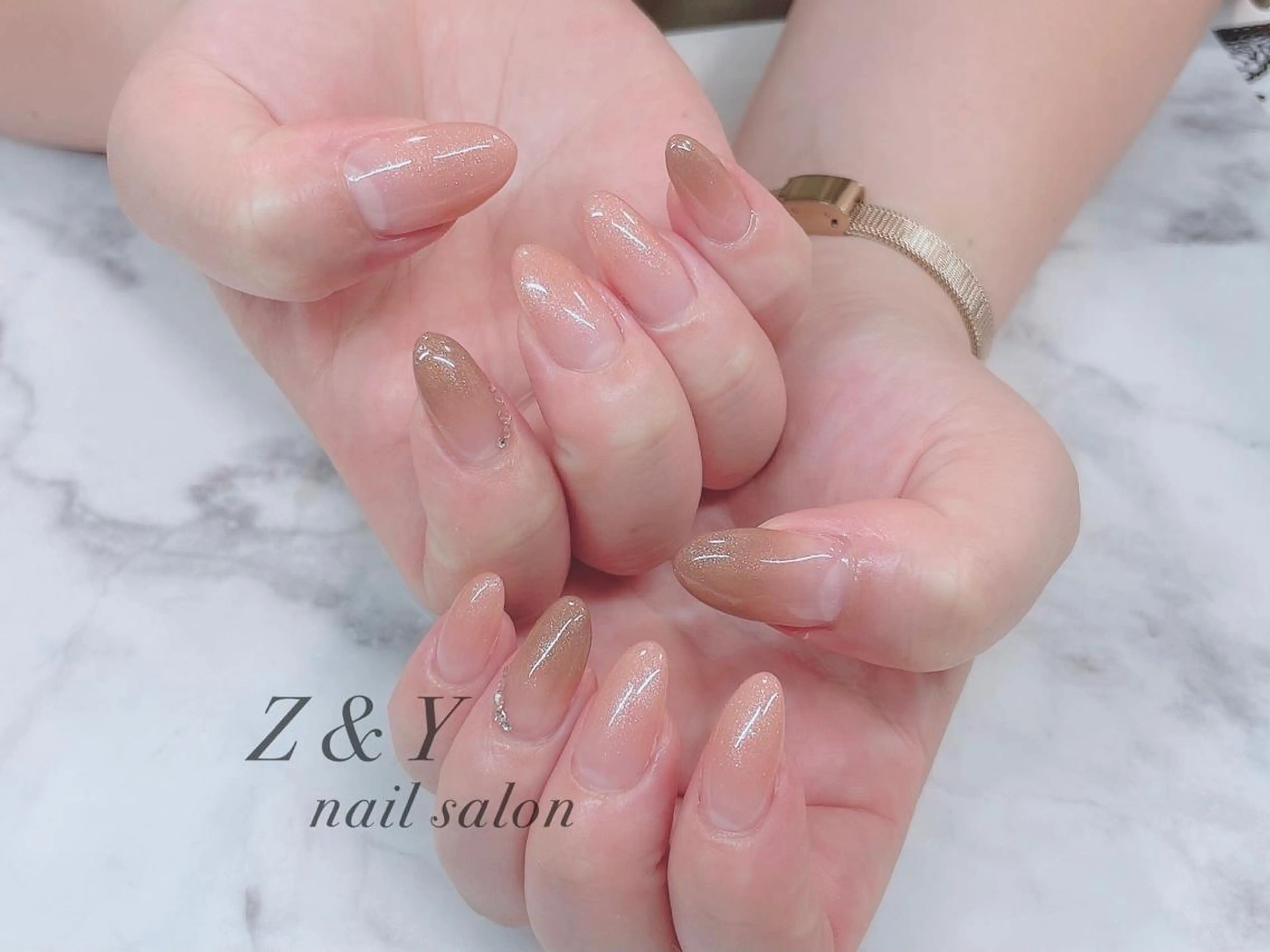 ネイル ストーンネイル ﾌｨﾙｲﾝ専門ﾈｲﾙｻﾛﾝ彩 博多駅前店所属・ネイルサロン 彩 irodoriのネイルデザイン