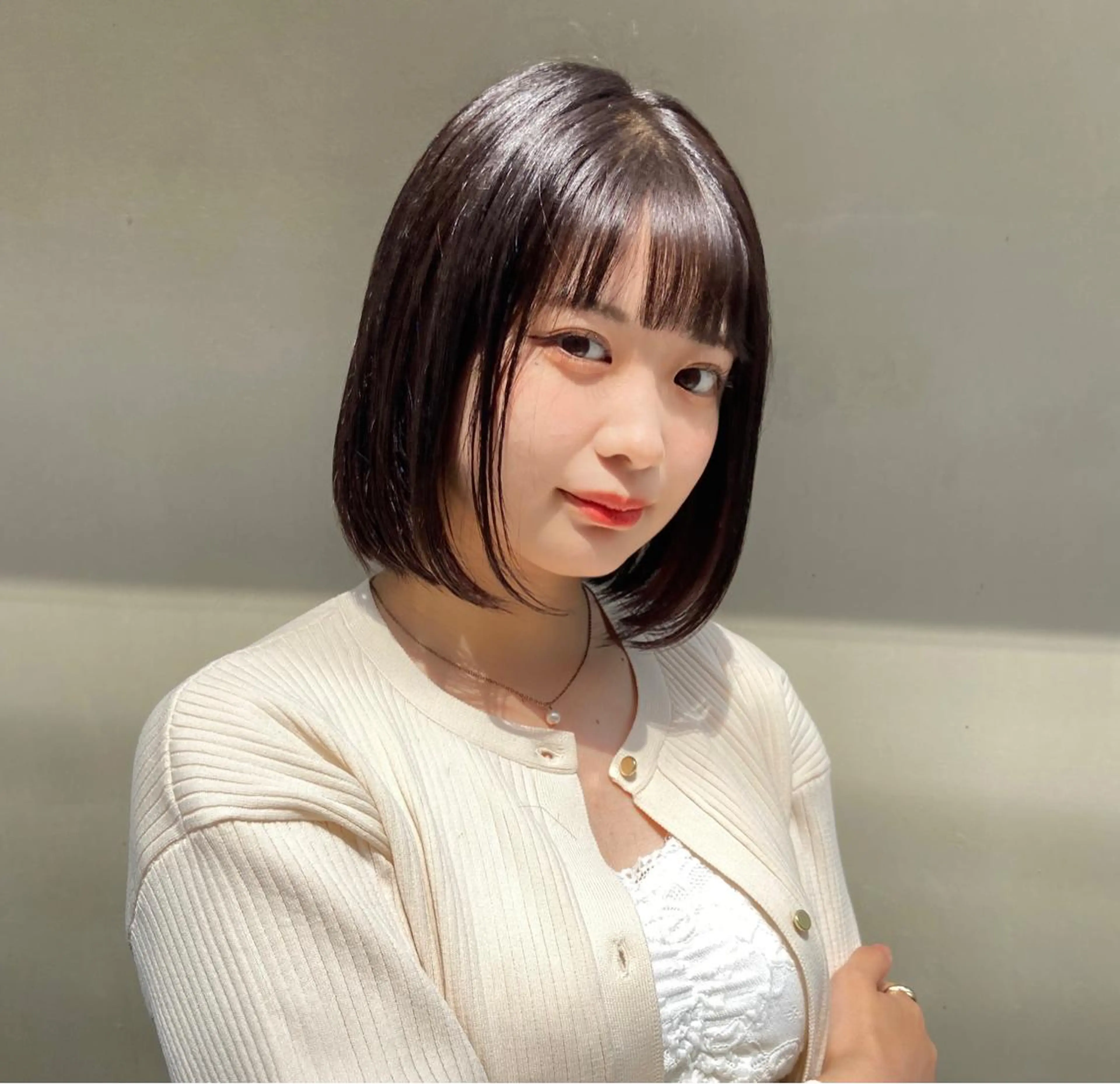 ミディアム カラー 藤山大地/髪質改善 /透明感/ブリーチのヘアスタイル