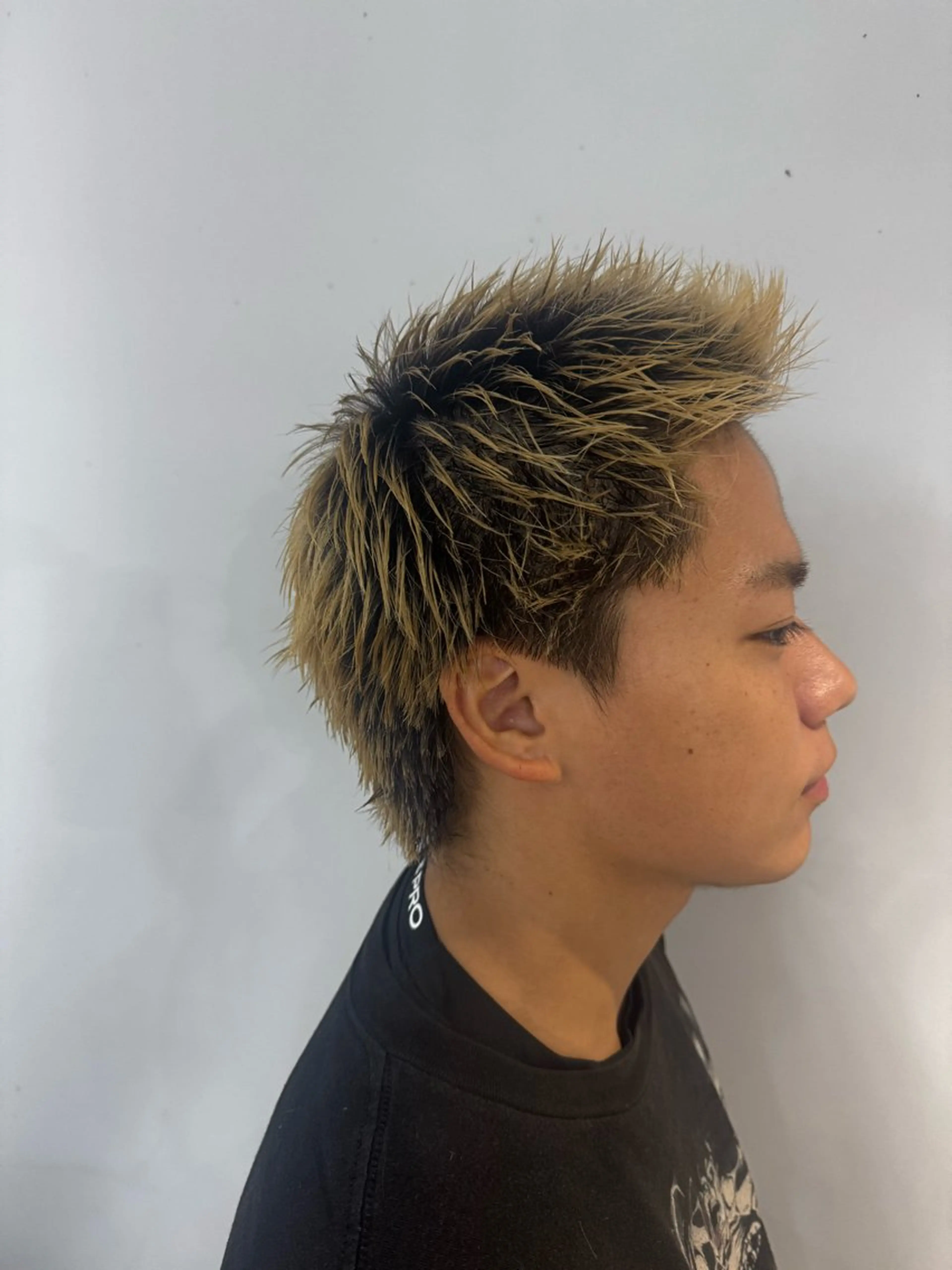 メンズ スパイキーショート 野崎 倫太郎のヘアスタイル