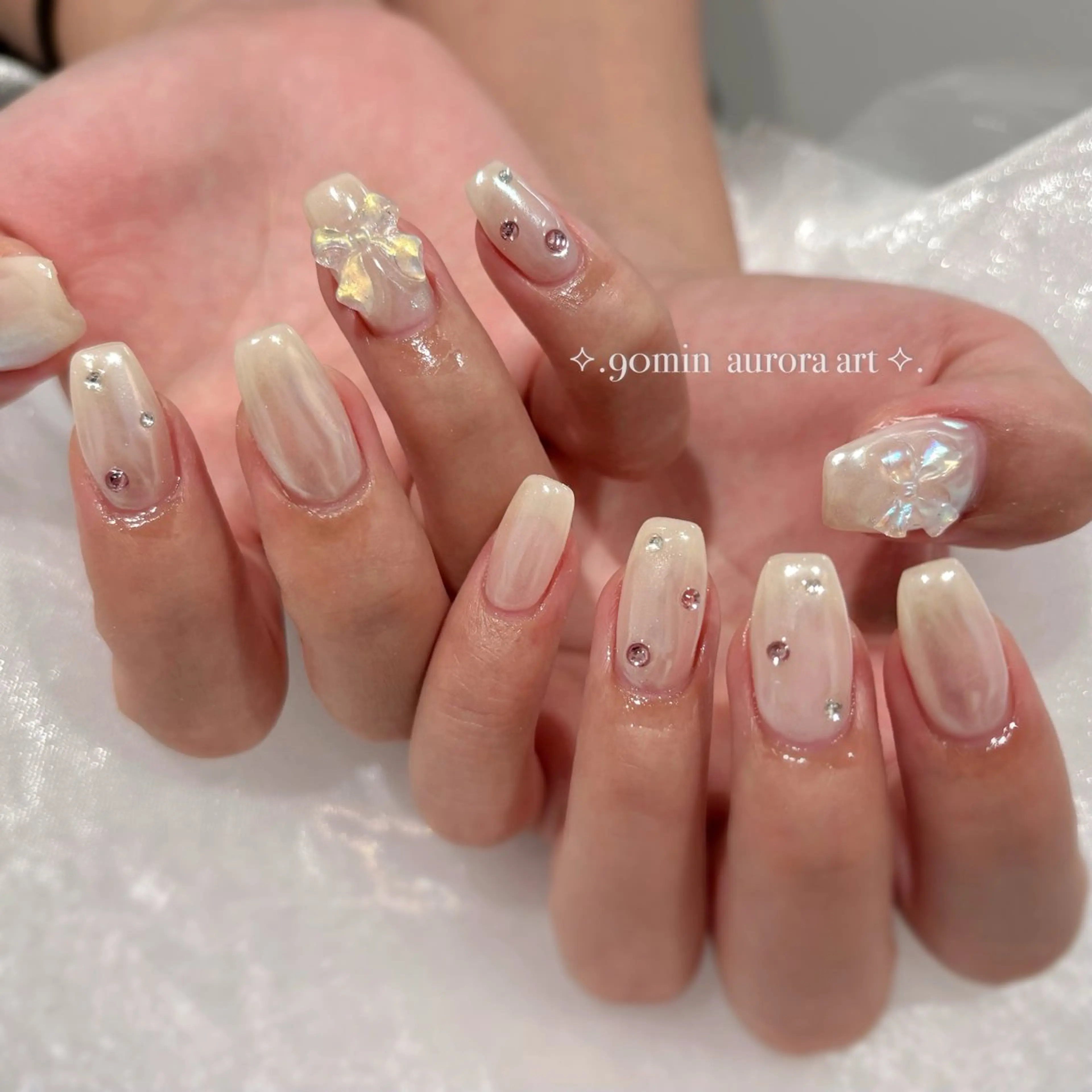 ネイル ハンドネイル eight横浜🧸 kumabeのネイルデザイン