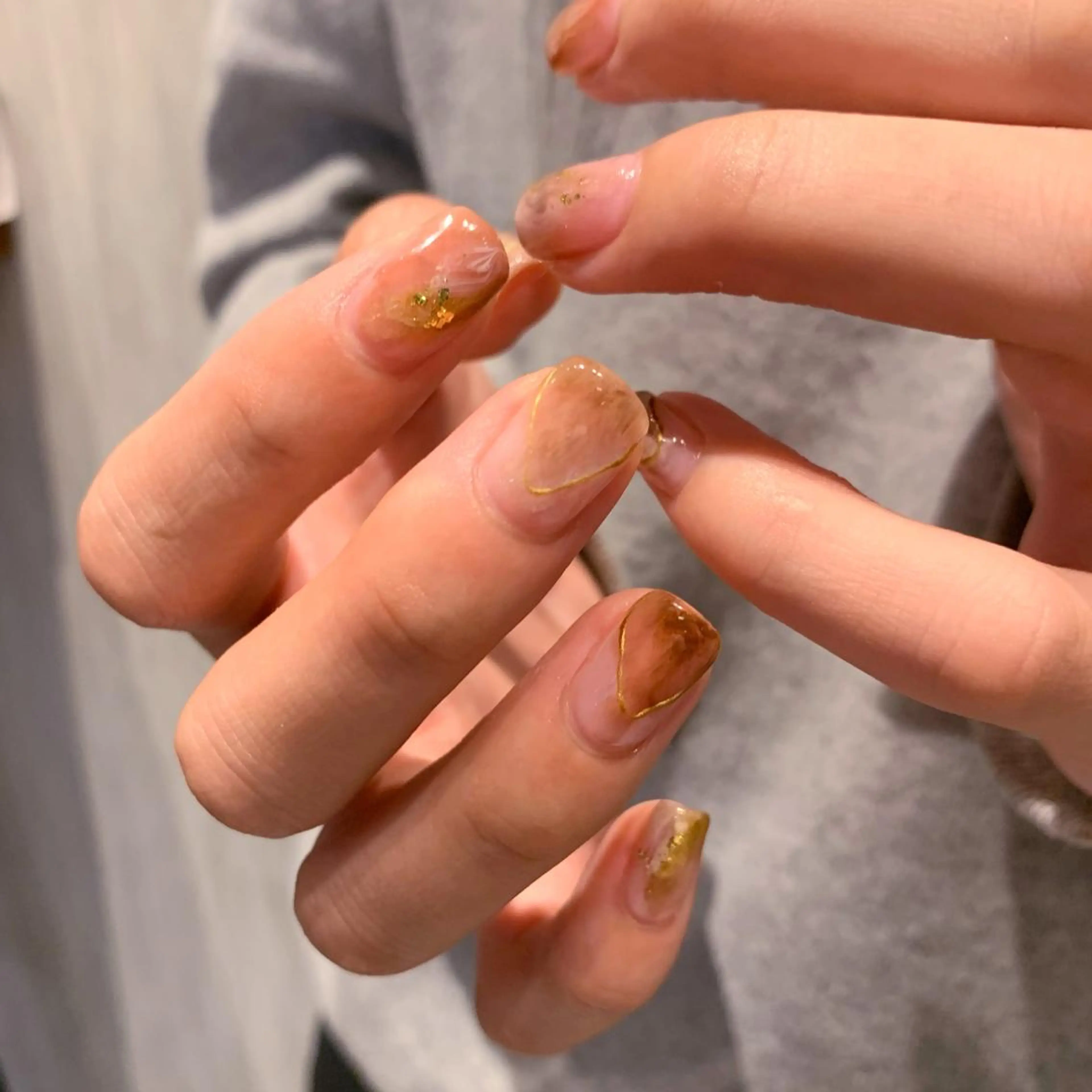 ネイル ニュアンスネイル ハンドネイル 《ニュアンスネイル》 risaのネイルデザイン