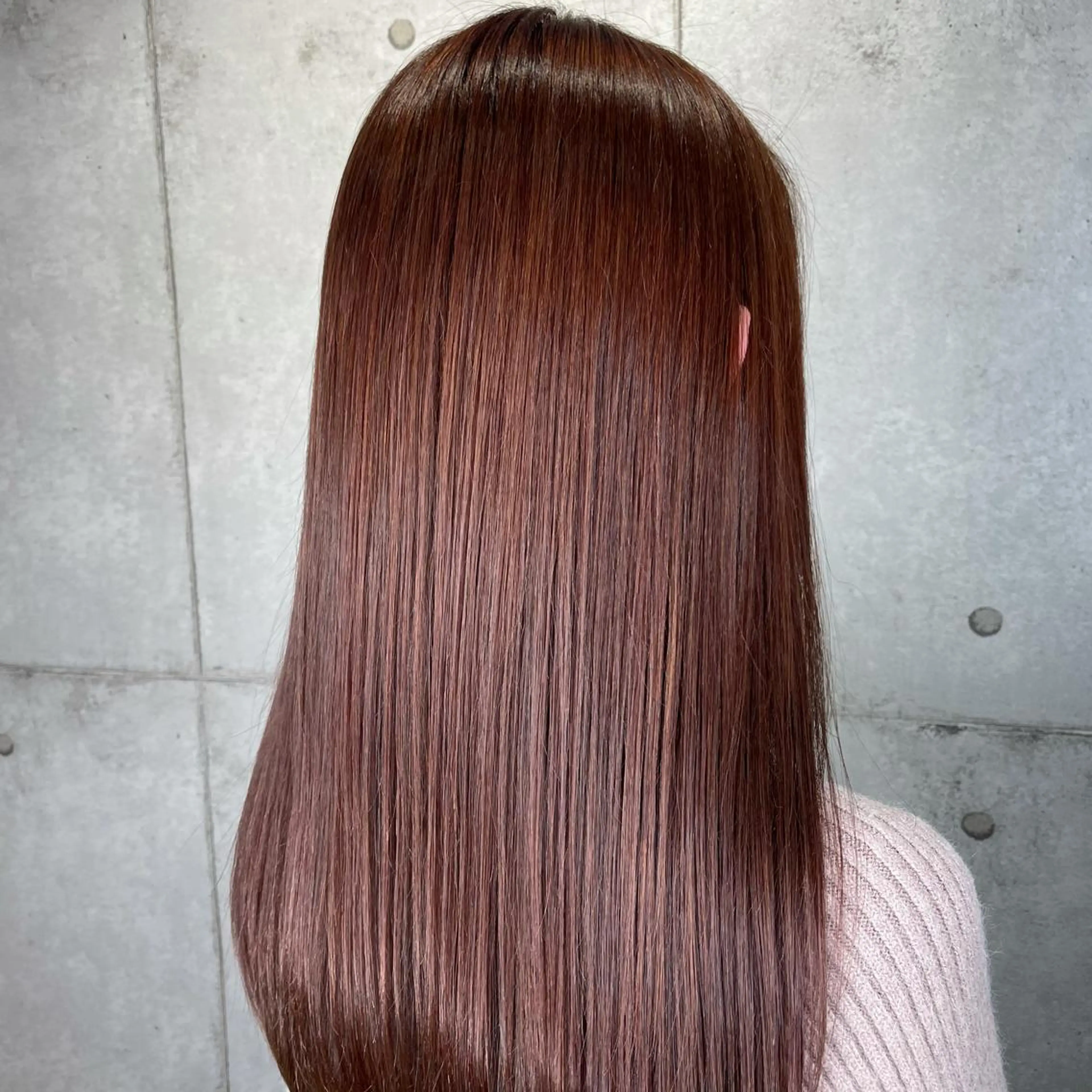 ロング カラー ヘアカラー トリートメント newi 池袋のヘアスタイル