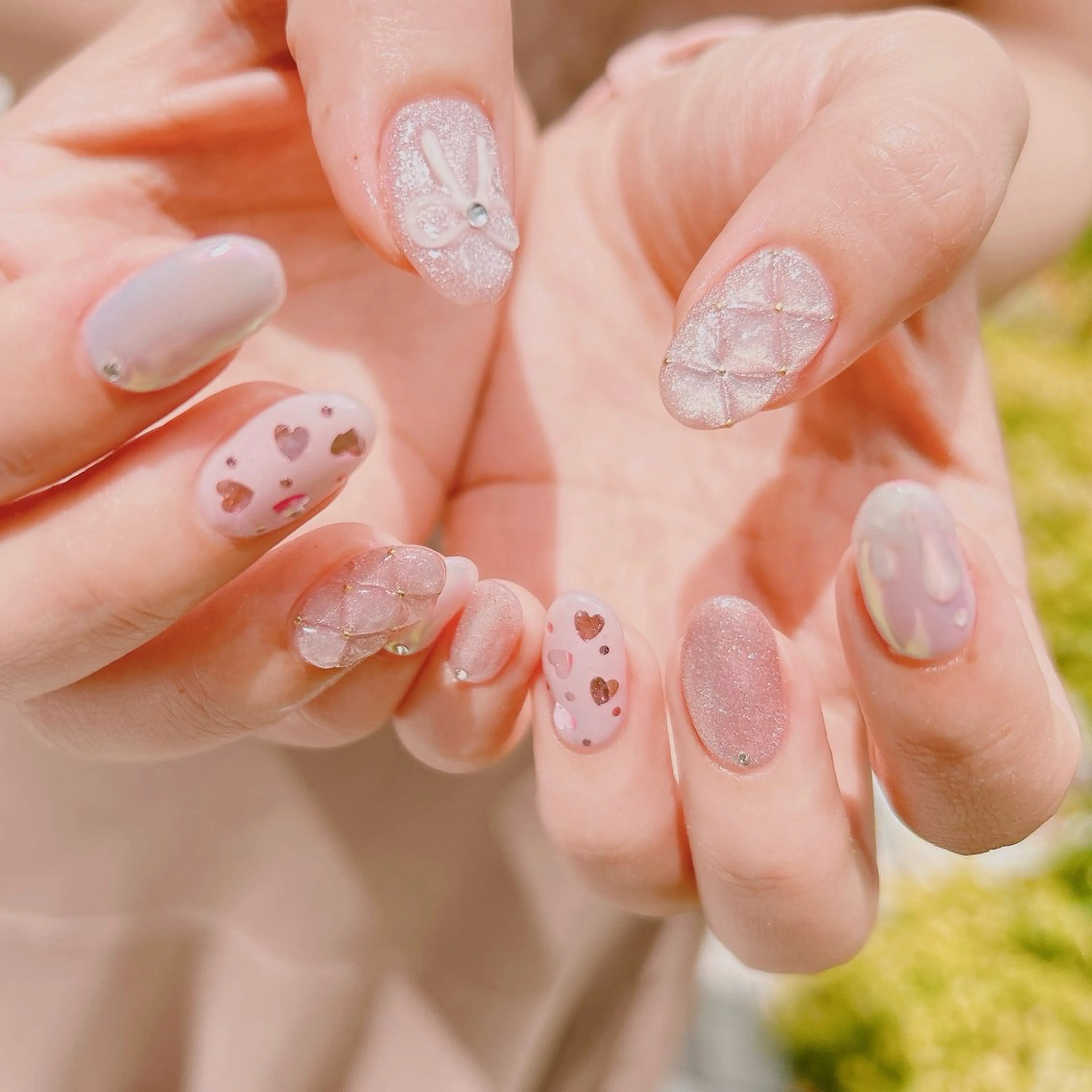 ネイル ハンドネイル junna のぞいてねのネイルデザイン