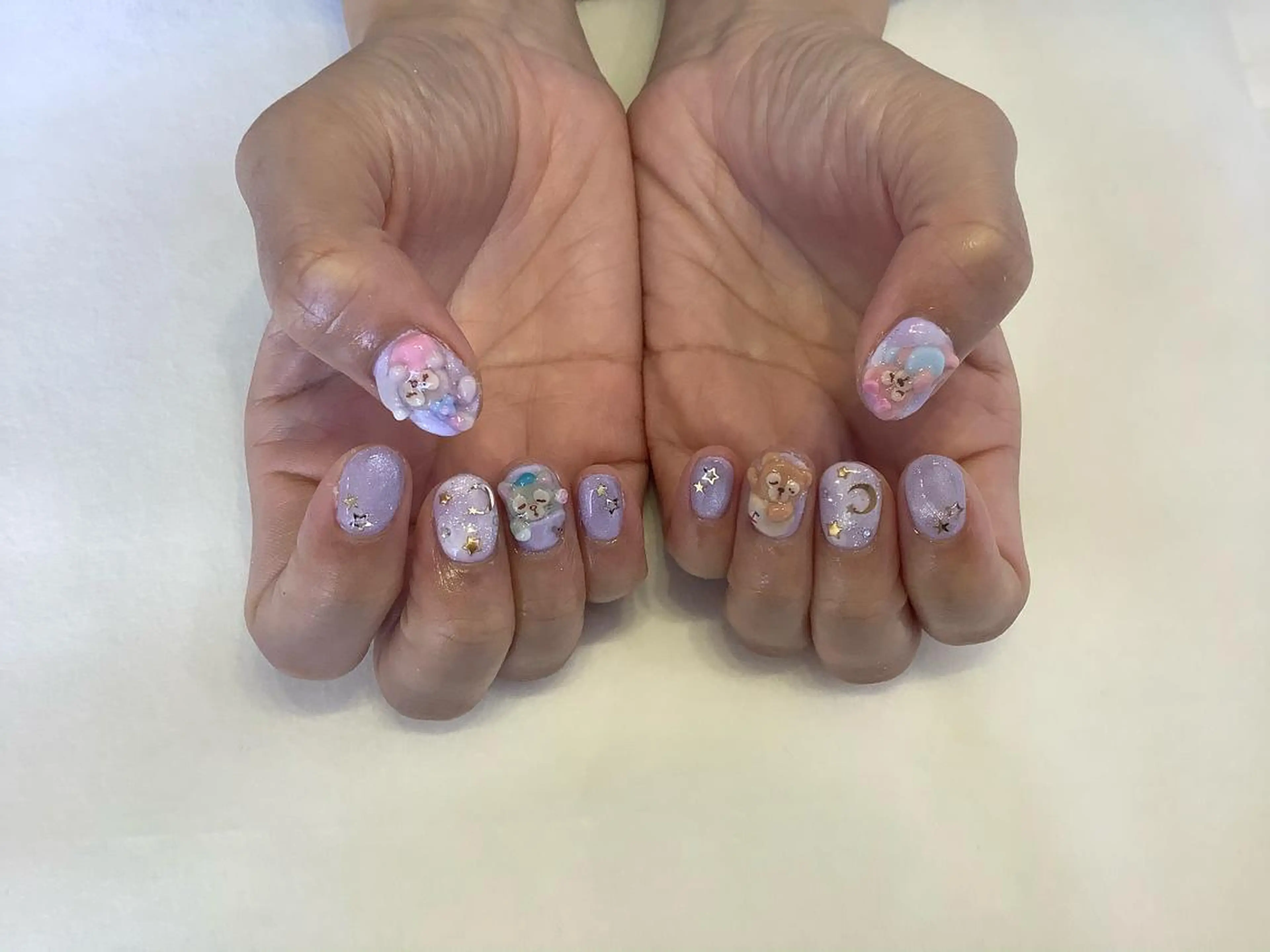 ネイル ハンドネイル 💎🐰 saki. m 🐰💎のネイルデザイン