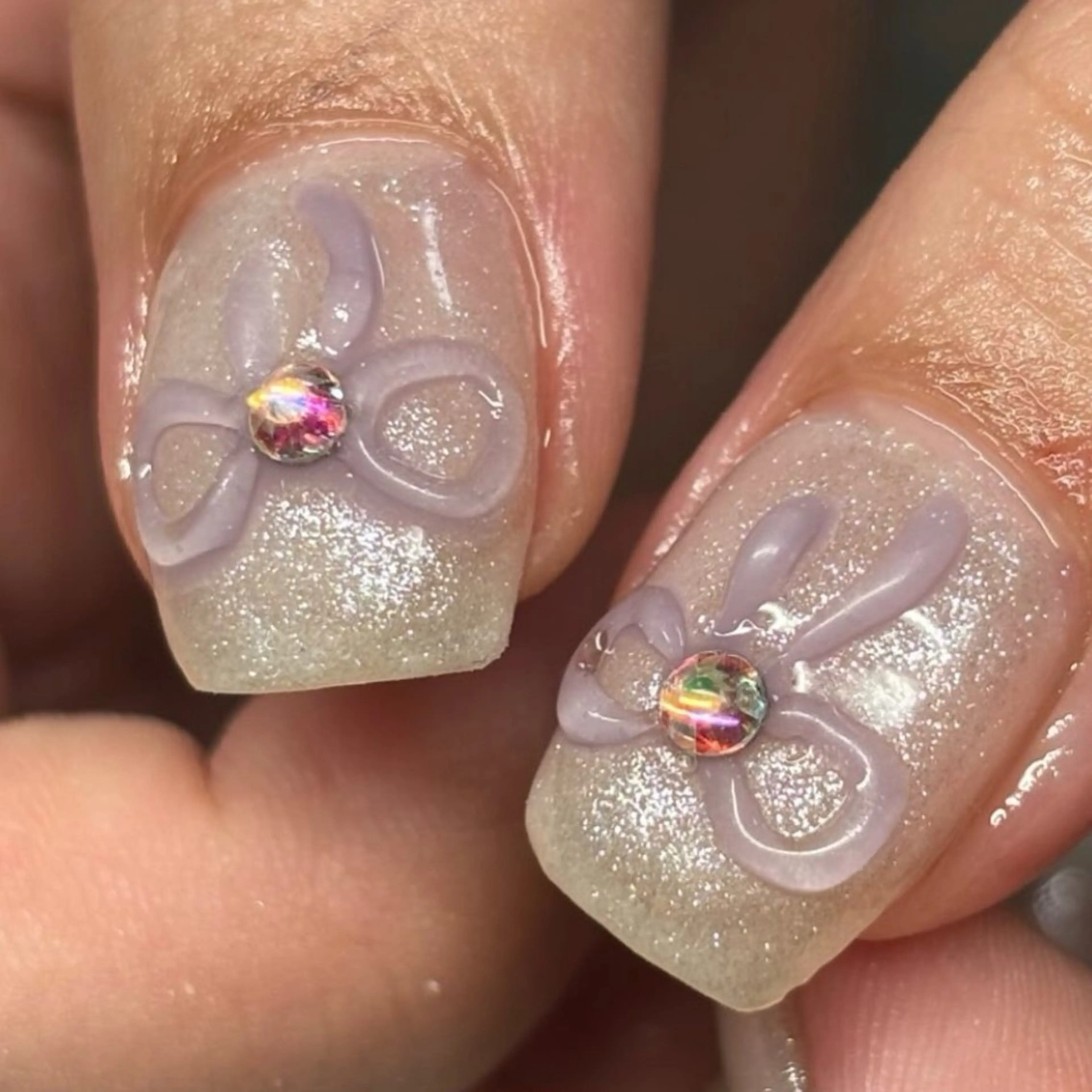 ネイル リボン ハンドネイル Piccolo nail所属・Piccolo nailのネイルデザイン