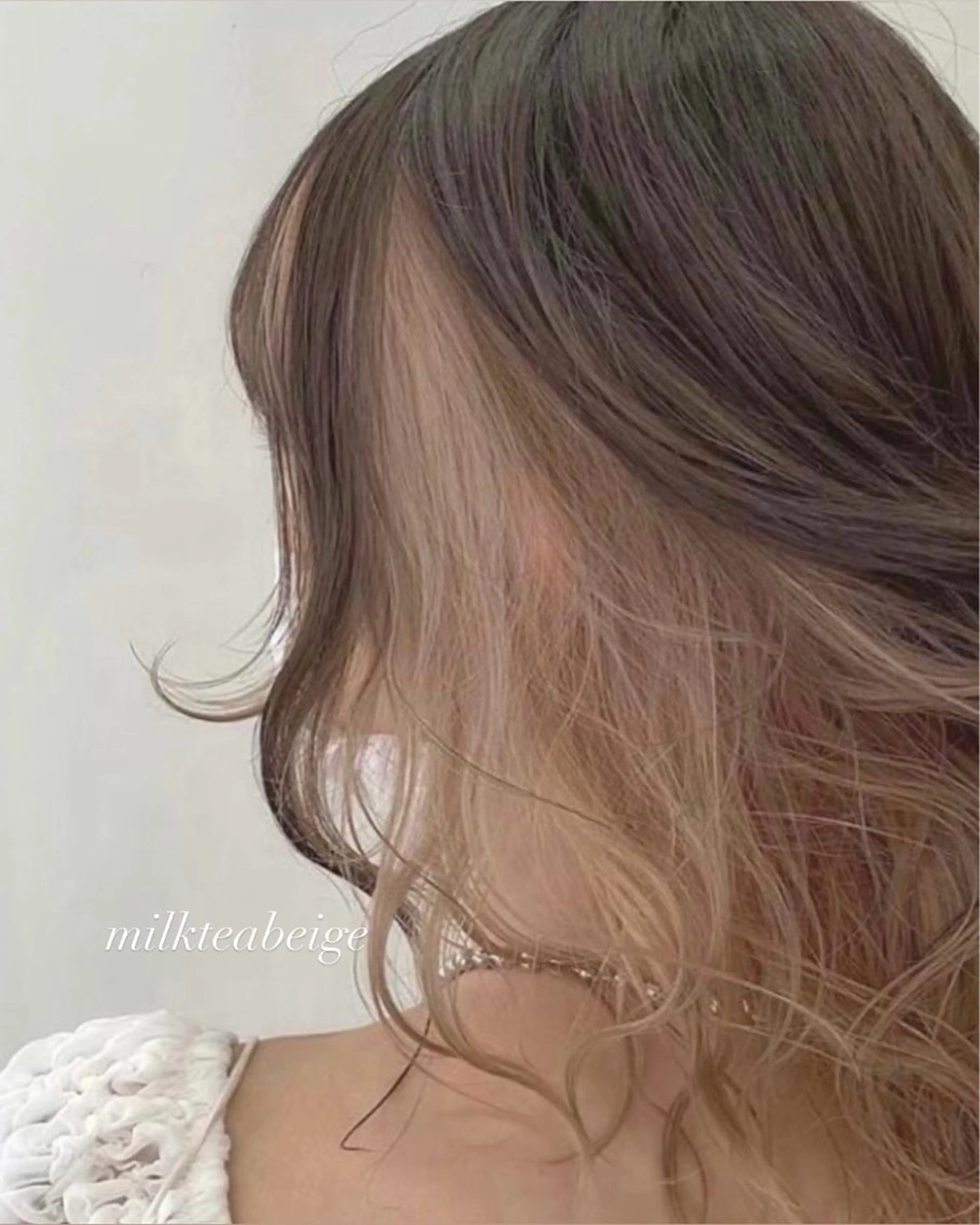 セミロング カラー ベージュカラー ブラウンカラー ダブルカラー🎀 / 髪質改善🪞✨/伽音のヘアスタイル