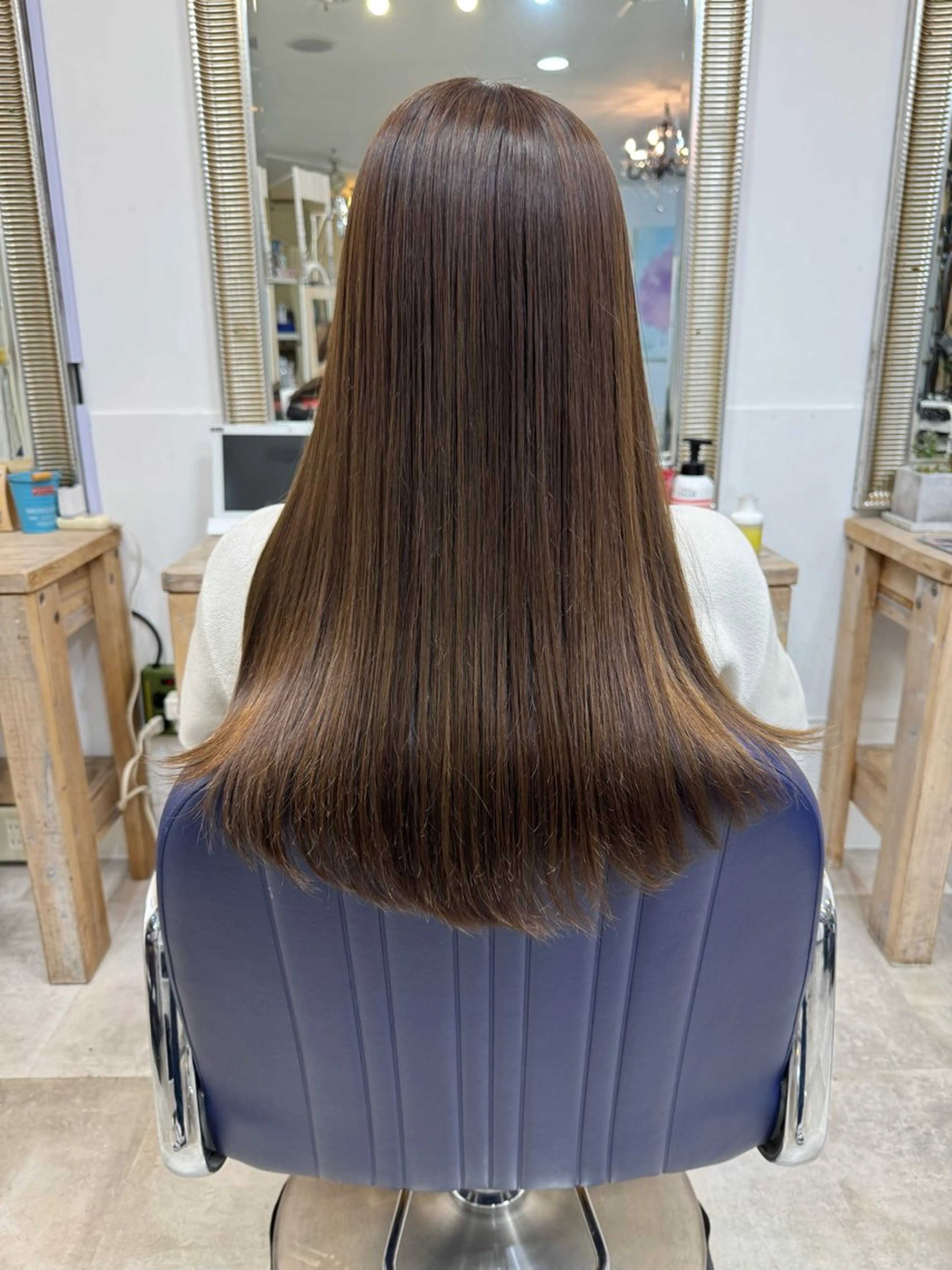 ロング カラー 外国人風カラー 仲田 大記のヘアスタイル