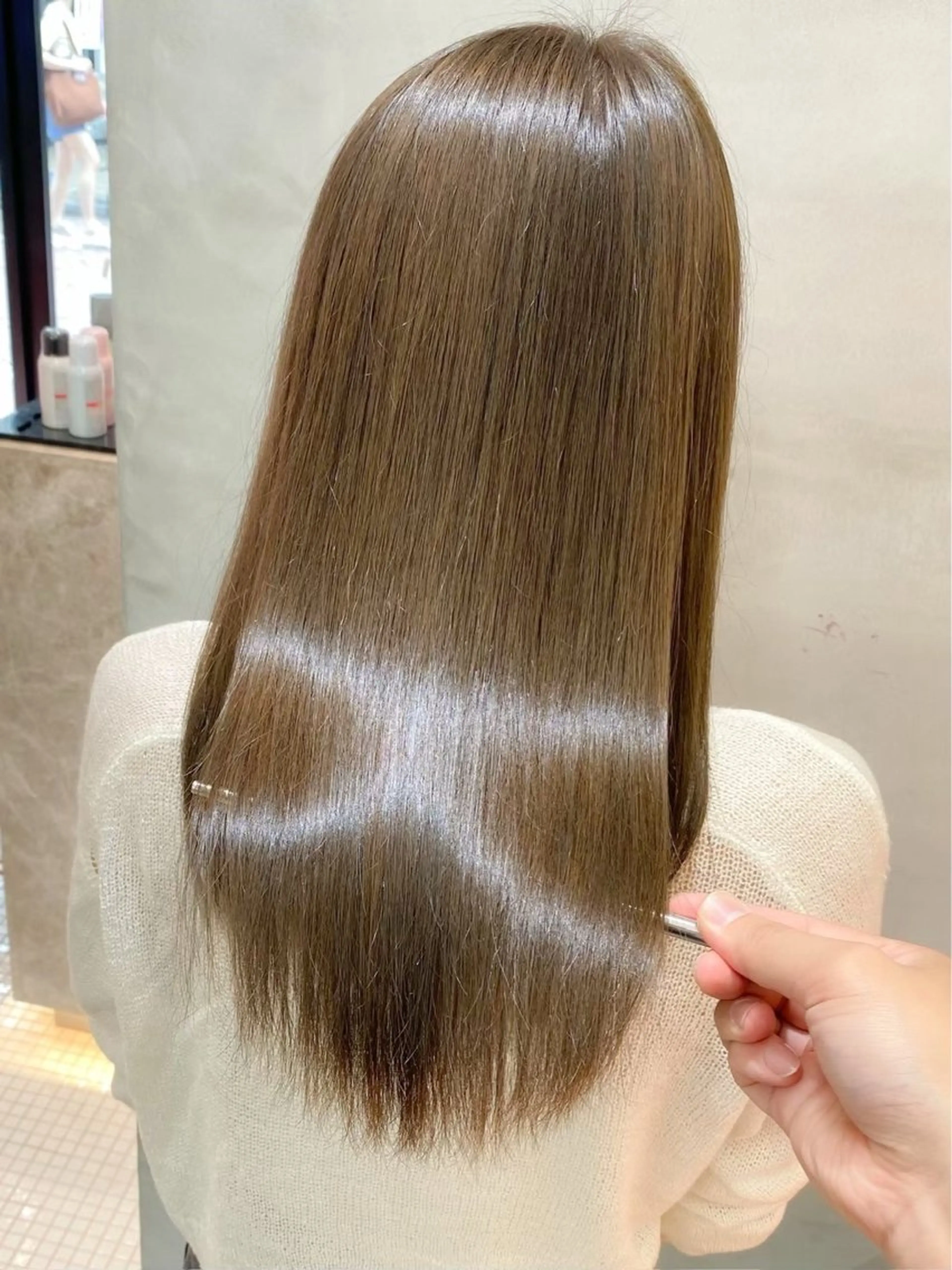 ✨️期間限定カラー✨️❤️‍🔥艶ヘアカラー【ワンカラー】＋2ステップスチームトリートメントの写真