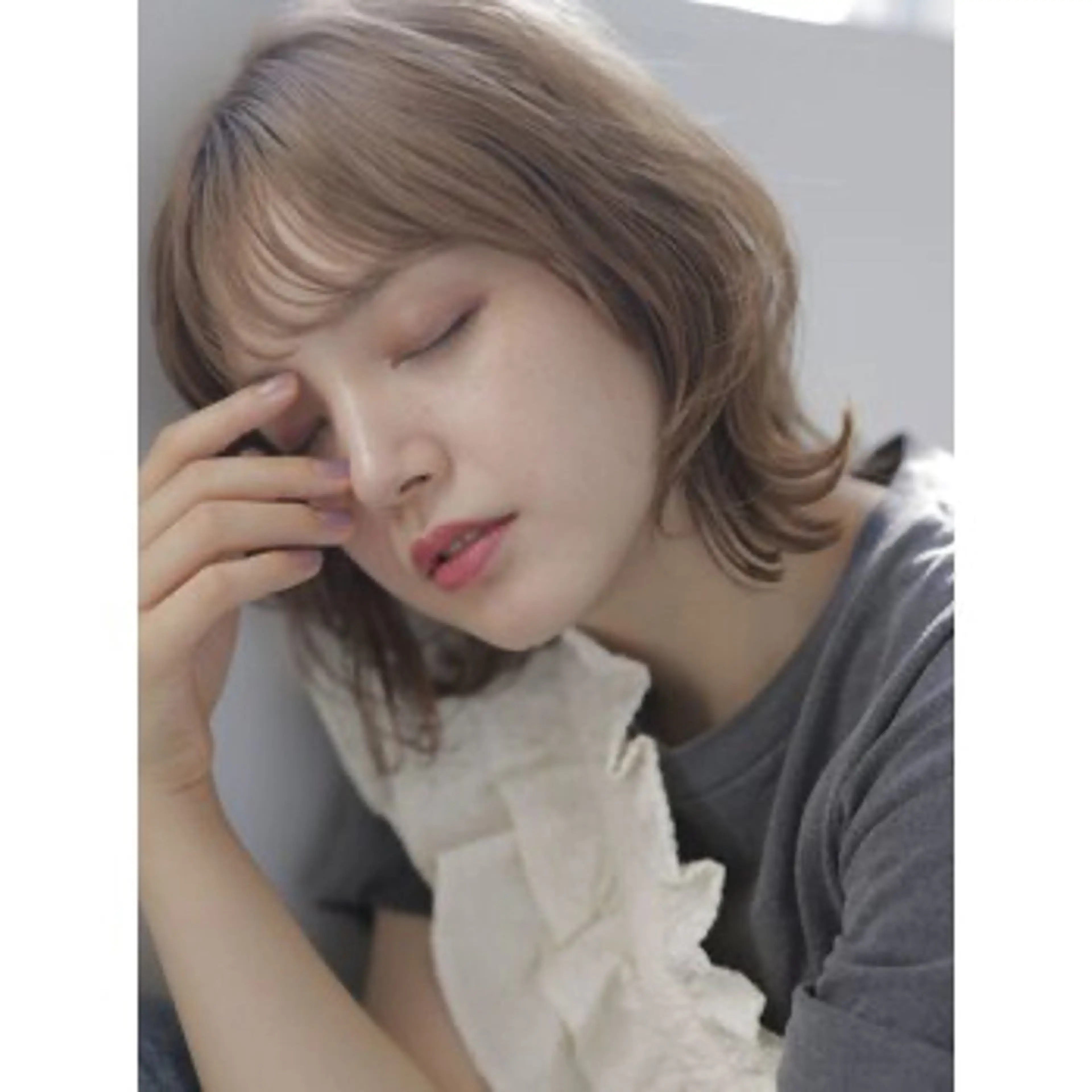 ミディアム カット ヘアカラー MODEK's阿倍野 HONOKAのヘアスタイル