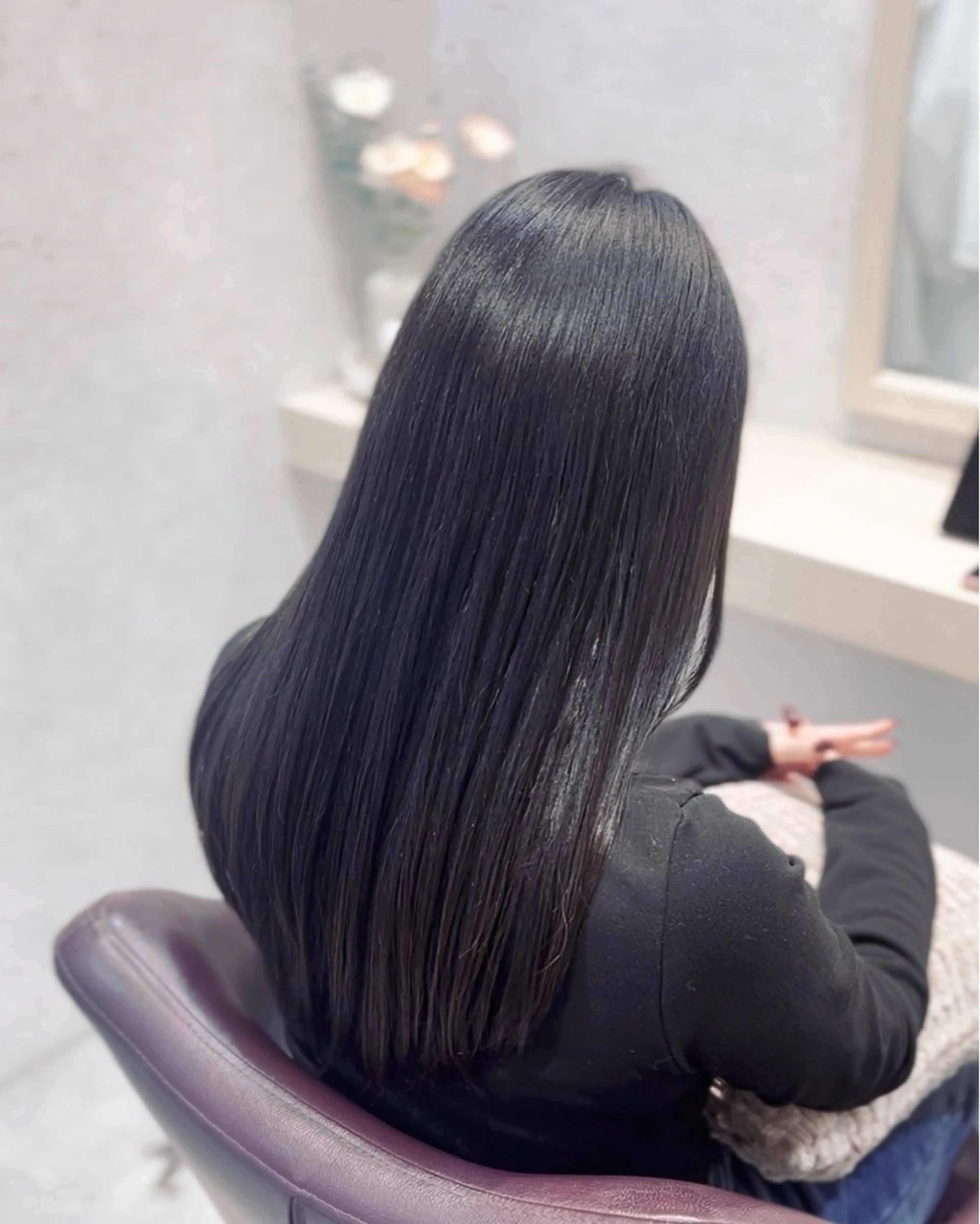 ロング カラー suzuka/透明感 カラー 美髪縮毛矯正のヘアスタイル