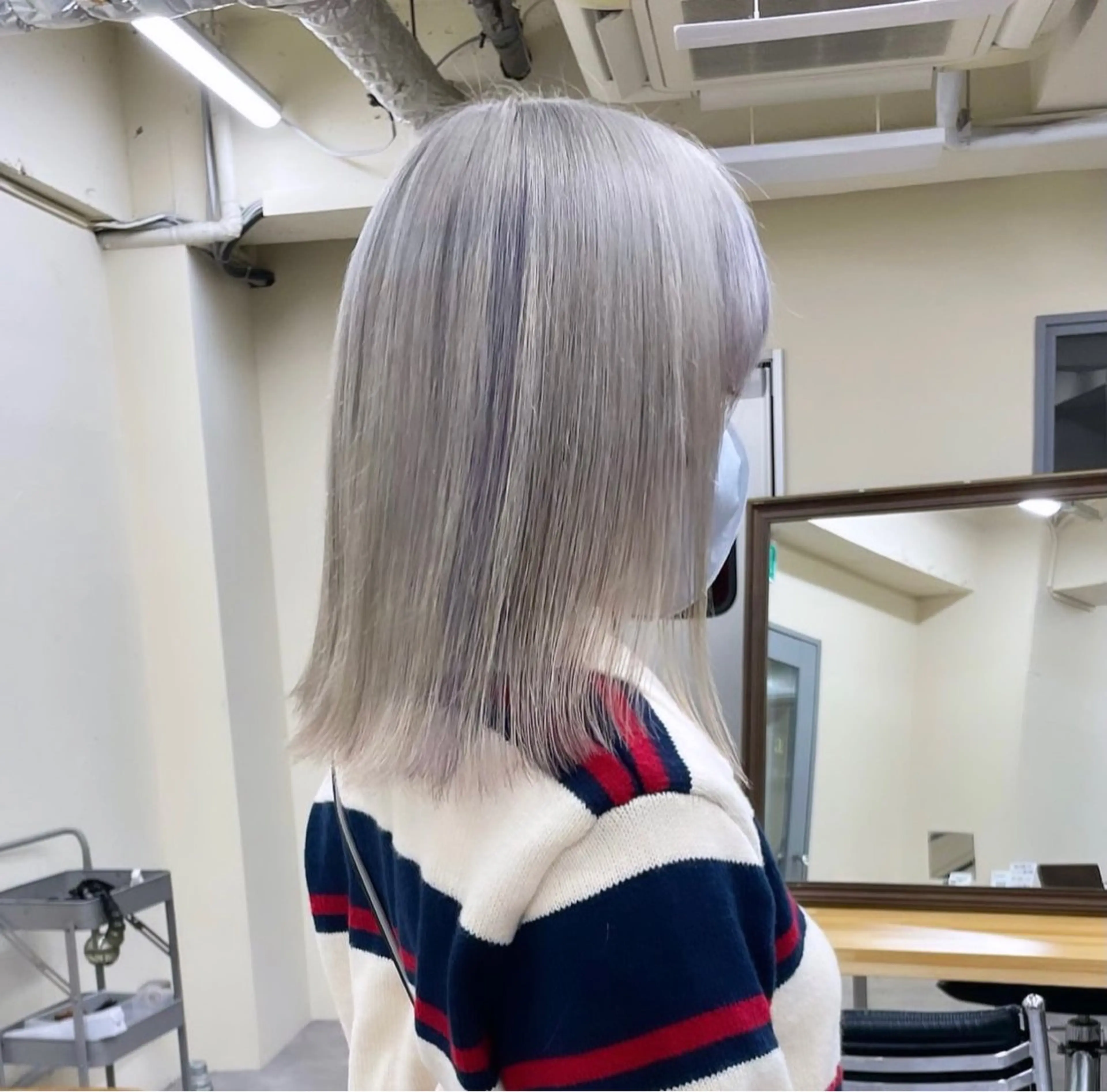 ミディアム カラー ミルクティーベージュ 💫HARUTOのヘアスタイル