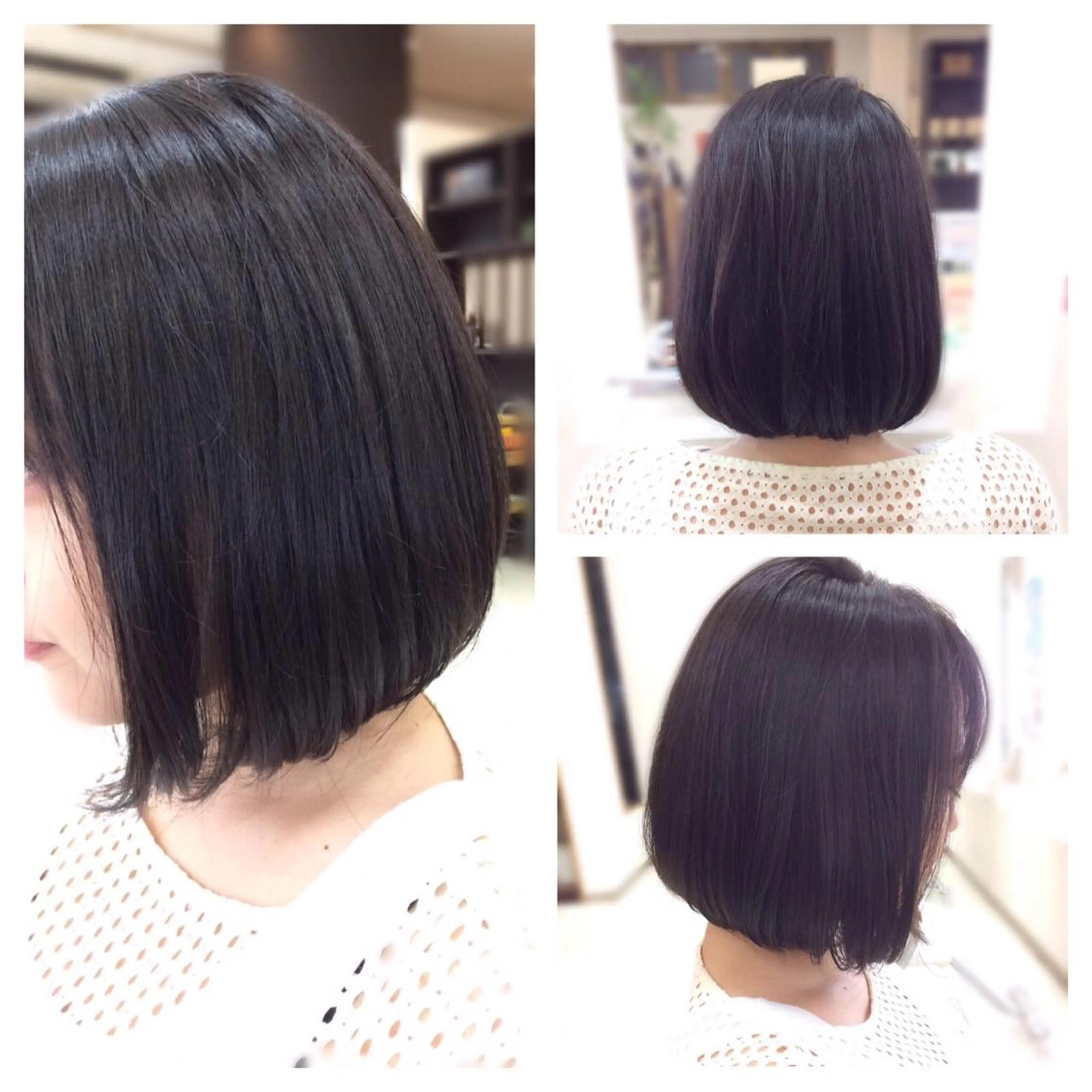 ミディアム ボブ いけだ ゆうのヘアスタイル