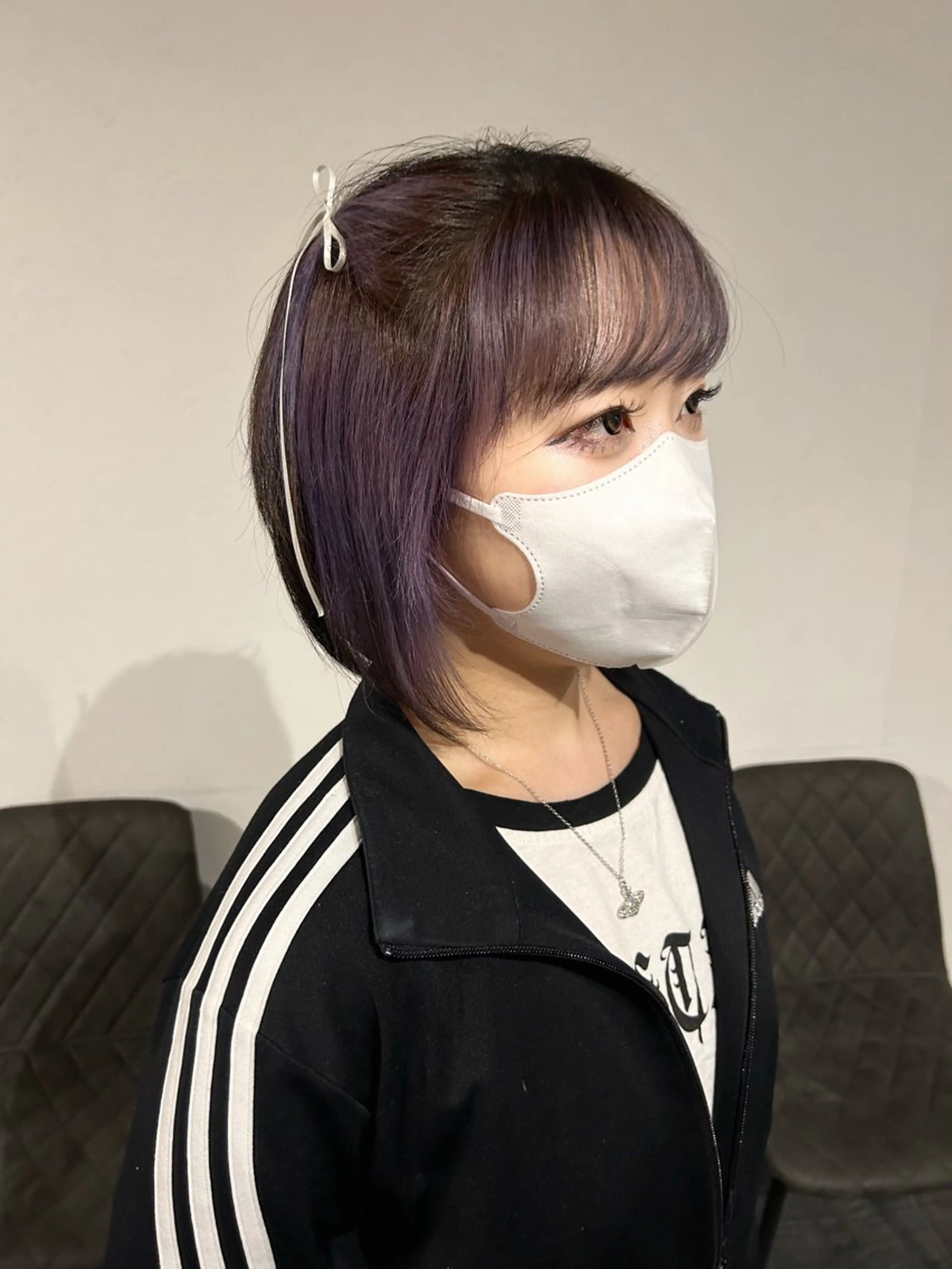 ミディアム カラー hinano ヒナノのヘアスタイル